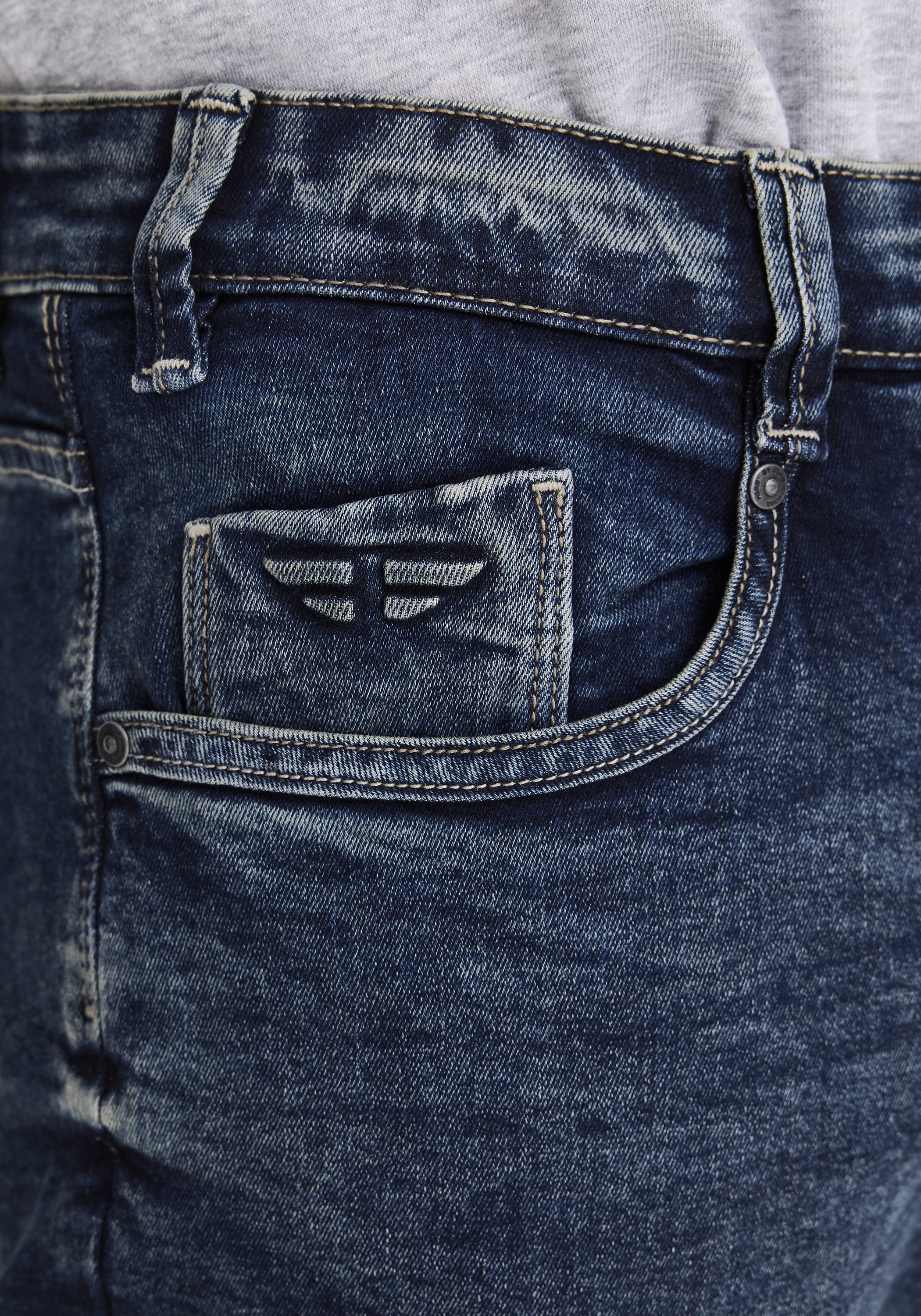 HERO by John Medoox 5-Pocket-Jeans »Baxter Denim Relaxed Fit«, Relaxed Fit Casual Clean Wash Denim Jeans für Herren