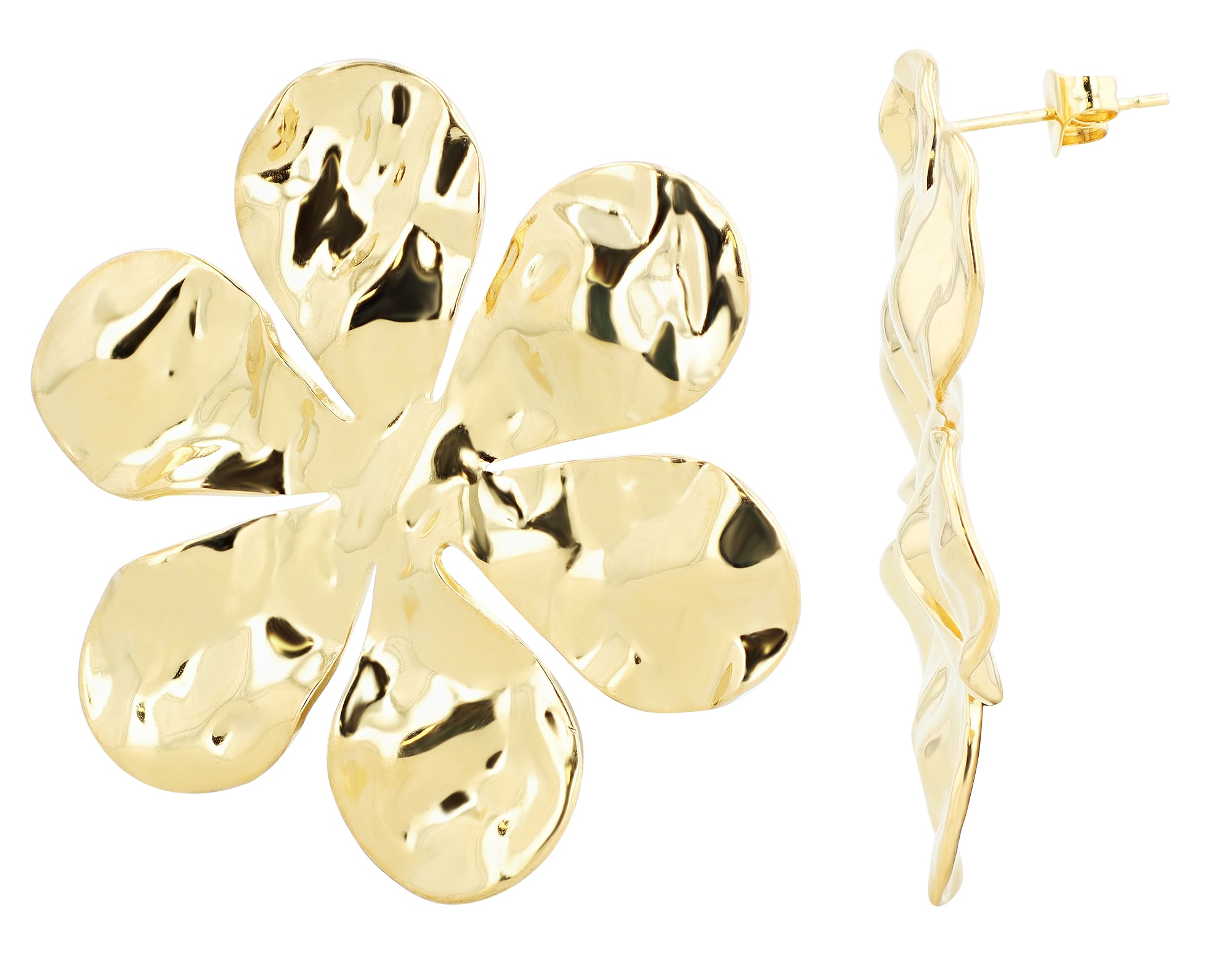 Adelia´s Paar Ohrhänger »Damen Ohrringe – Ohrstecker Blume aus Edelstahl« Ideal als Geschenk für besondere Anlässe