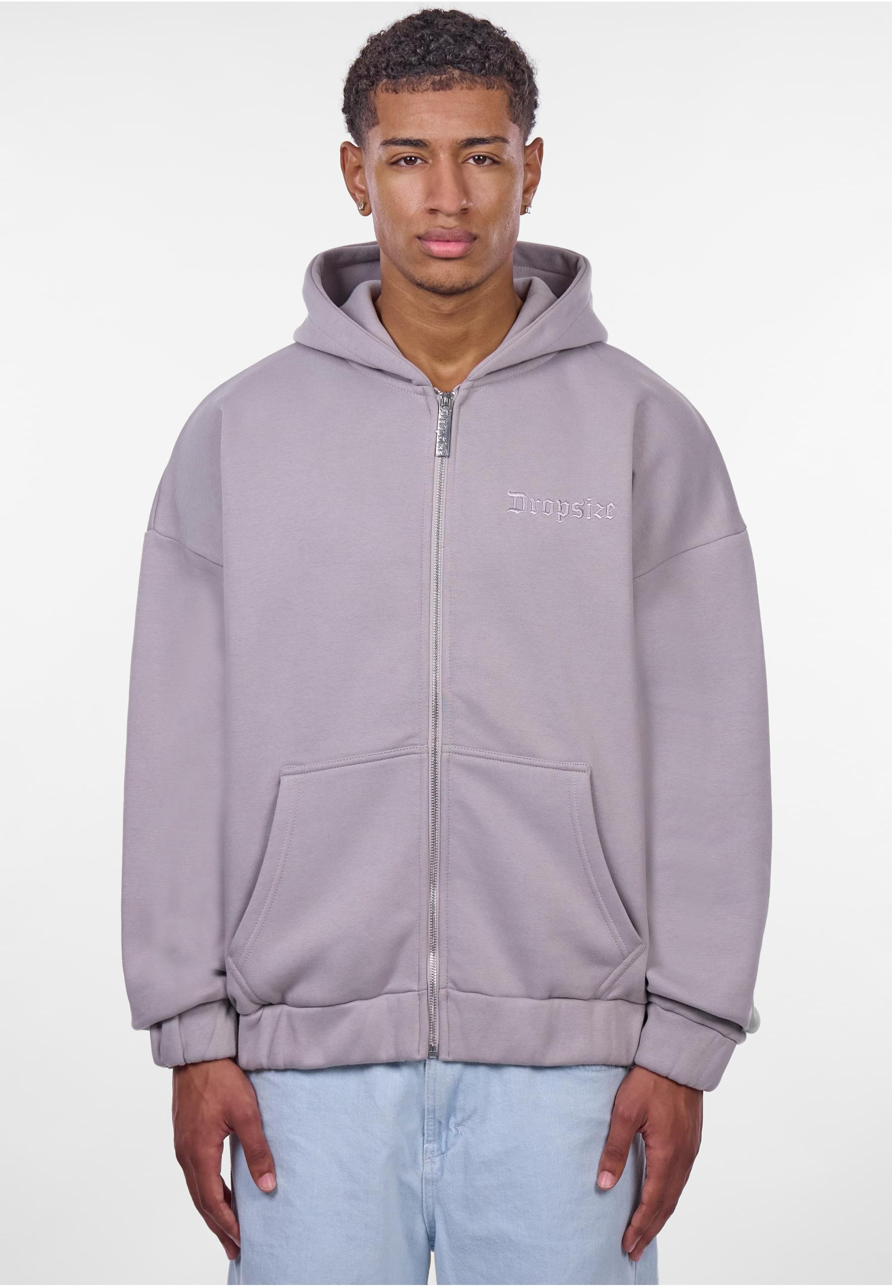 Thumbnail - Dropsize Sweatjacke "Dropsize SUPER HEAVY OVERSIZE BLANK ZIPPER"