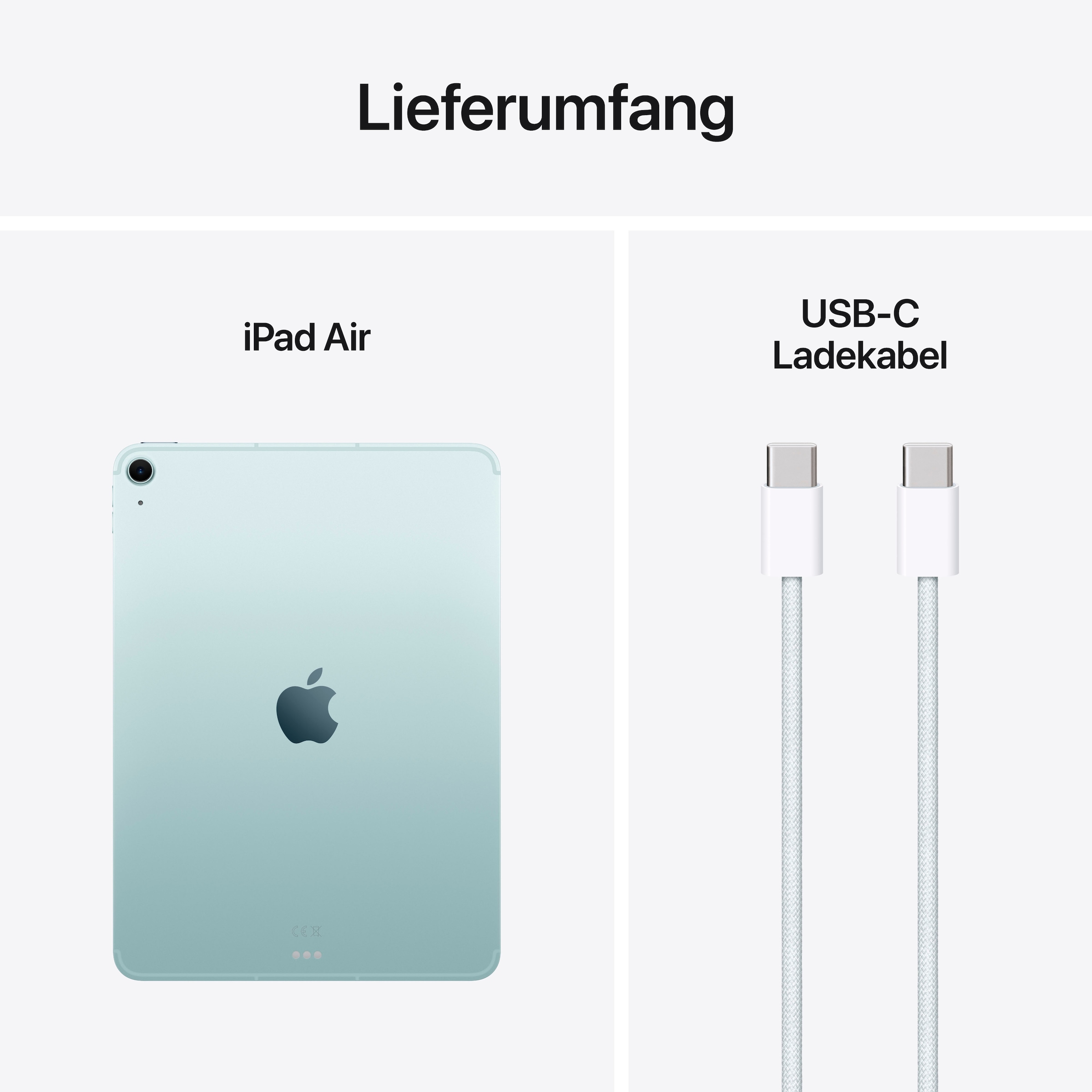 Apple Tablet »11" iPad Air Wi-Fi + Cellular (2025)«, (27,59 cm / 10,86 Zoll), iPadOS, 5G,)