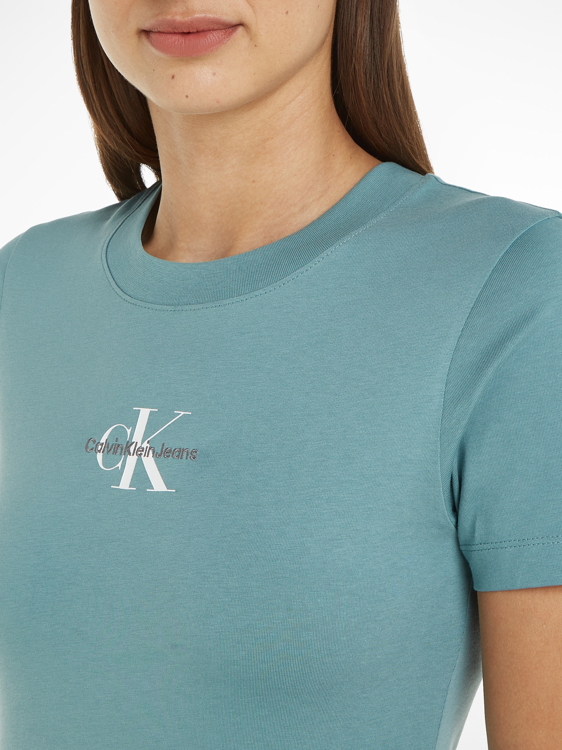 »MONOLOGO BAUR Calvin bestellen Klein SLIM mit Logodruck online | FIT T-Shirt TEE«, Jeans