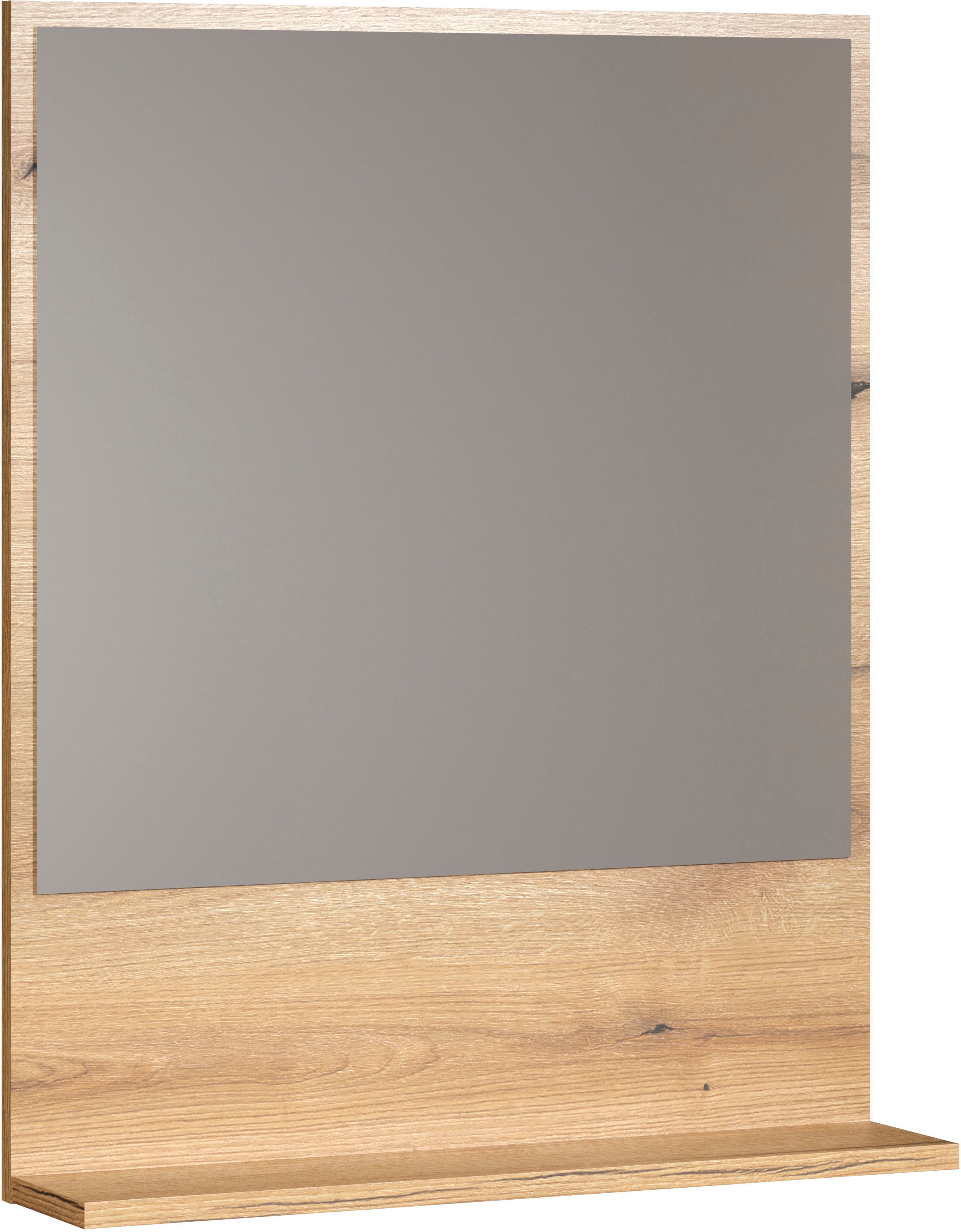 welltime Badspiegel "Amrum", (1 St.), Eleganter Badezimmerspiegel mit Ablag günstig online kaufen