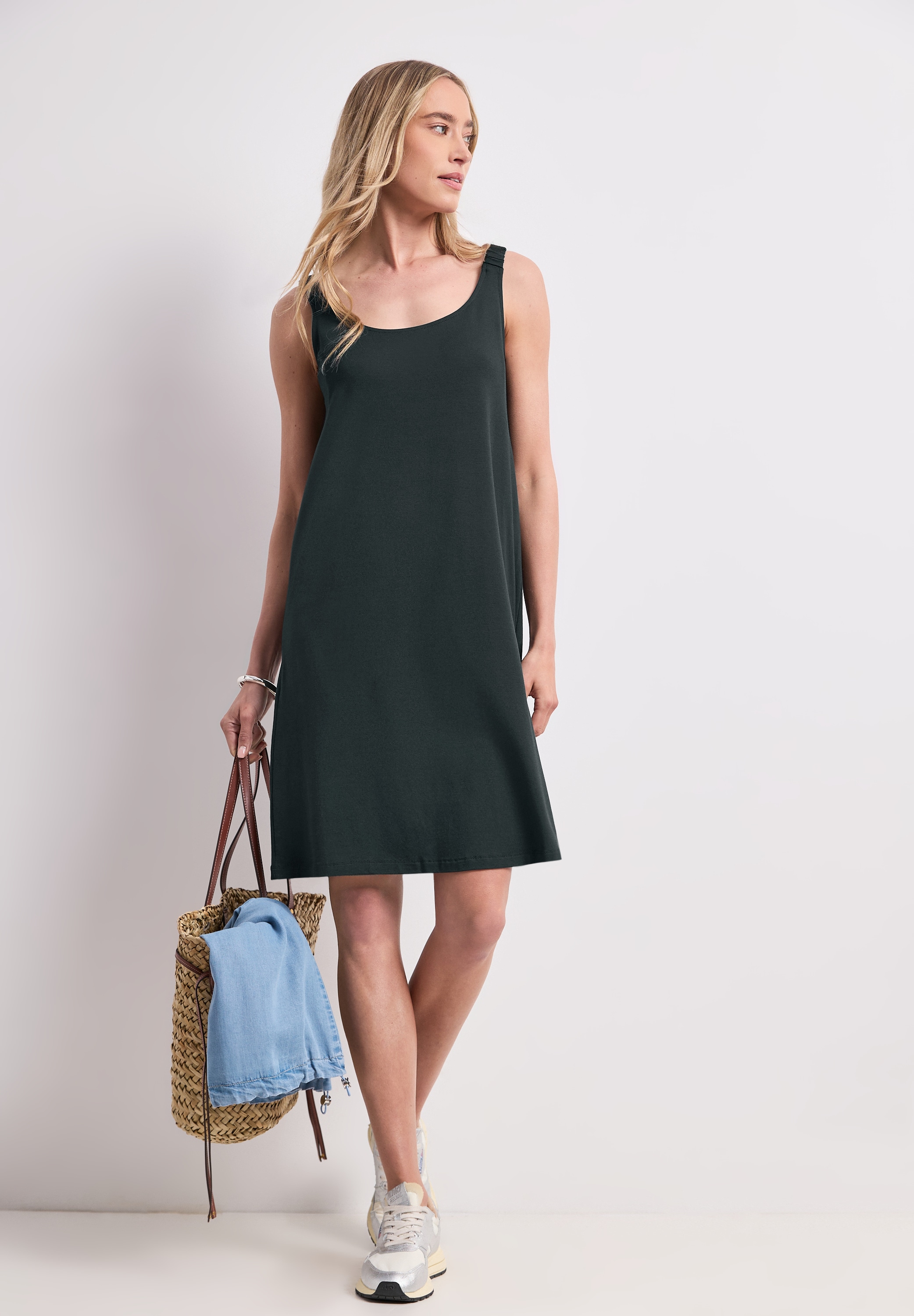 STREET ONE Sommerkleid Ohne Taschen aus Viskose