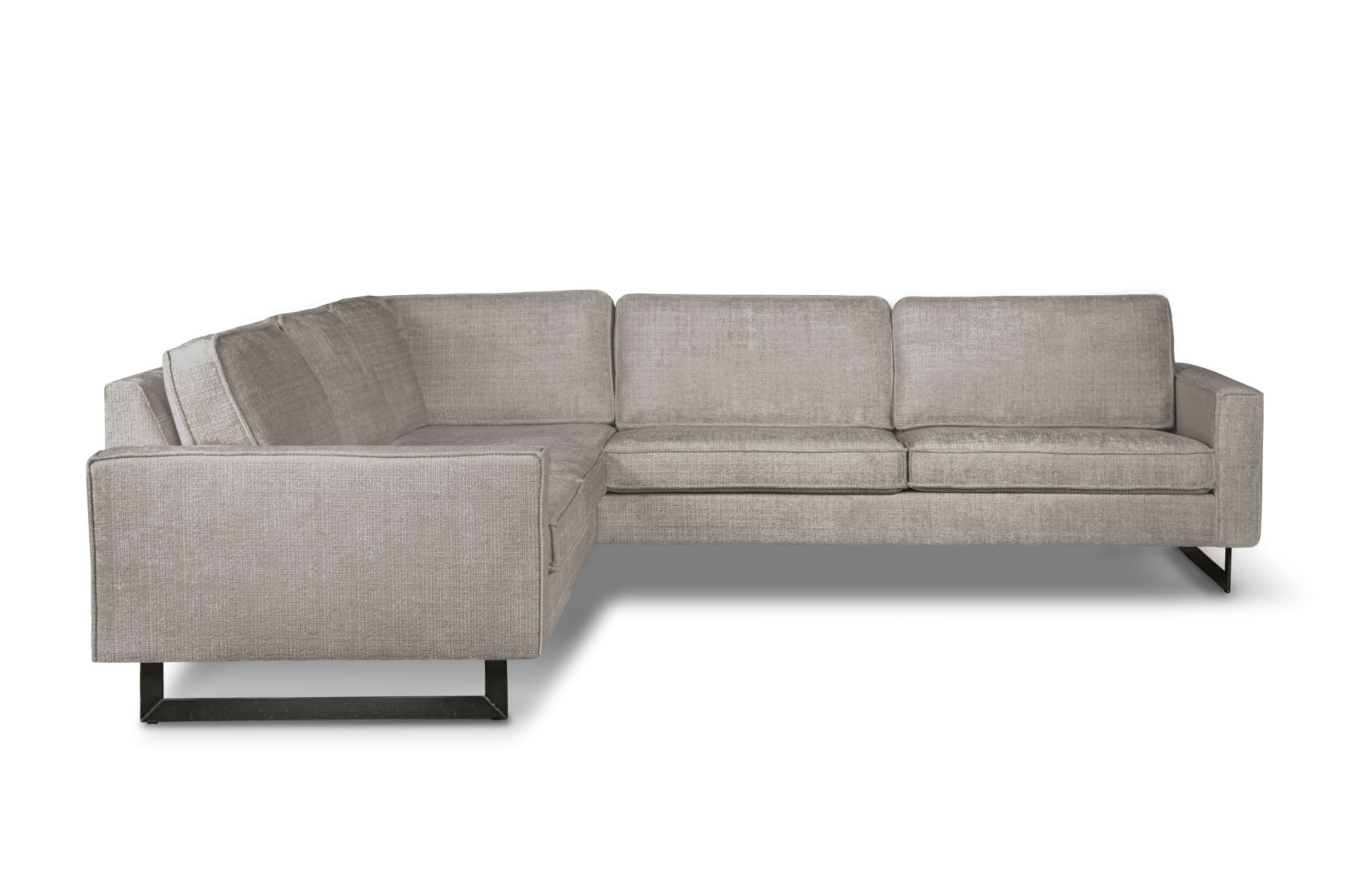PLACES OF STYLE Ecksofa "Pinto, XXL, 250/290 cm, langer Schenkel, Ottomane" günstig online kaufen