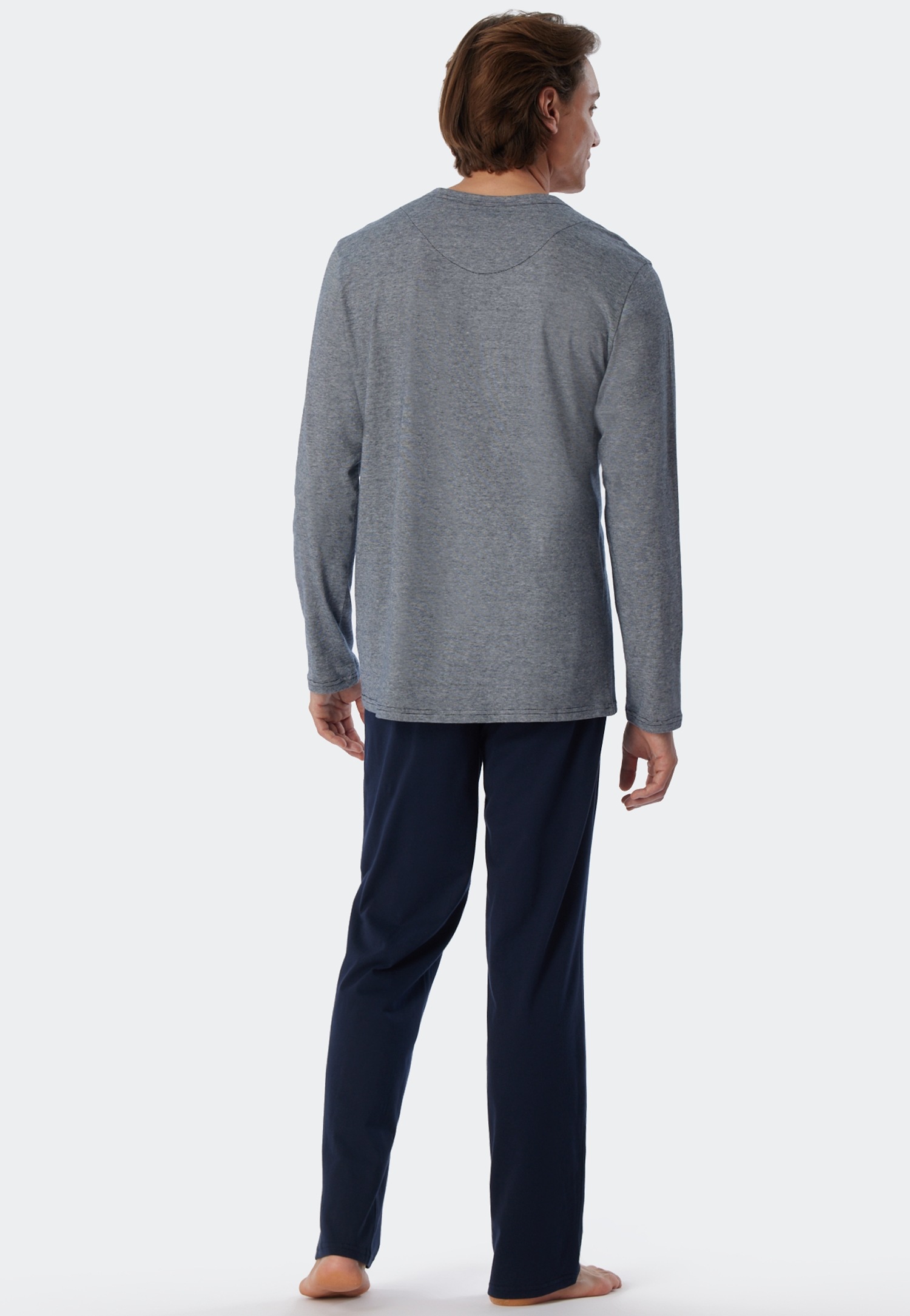 Thumbnail - Schiesser Pyjama "selected premium inspiration", 2 Stk. mit praktischer Knopfleiste