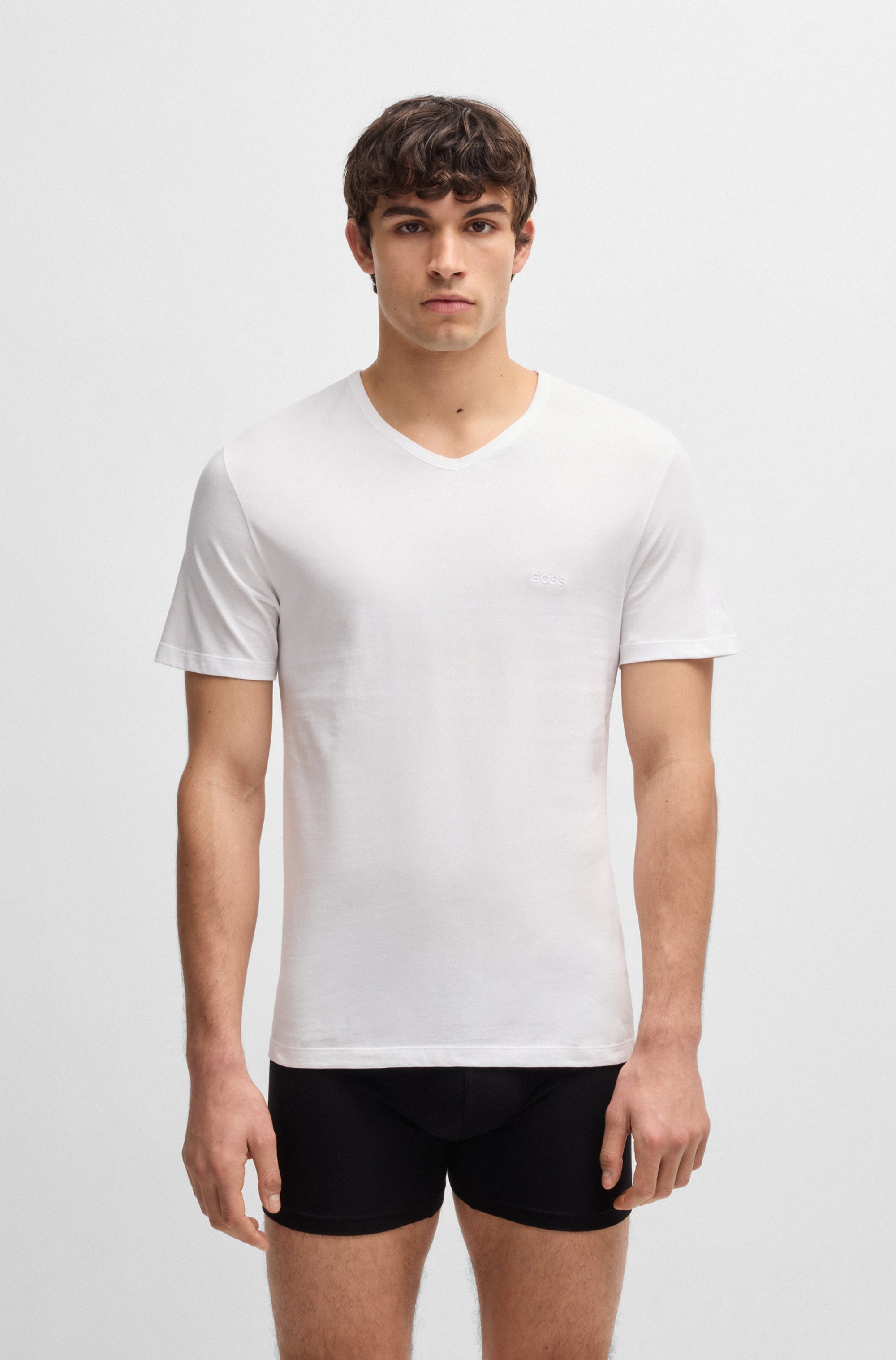 Thumbnail - BOSS V-Shirt "T-Shirt VN 3P CO", (Packung)