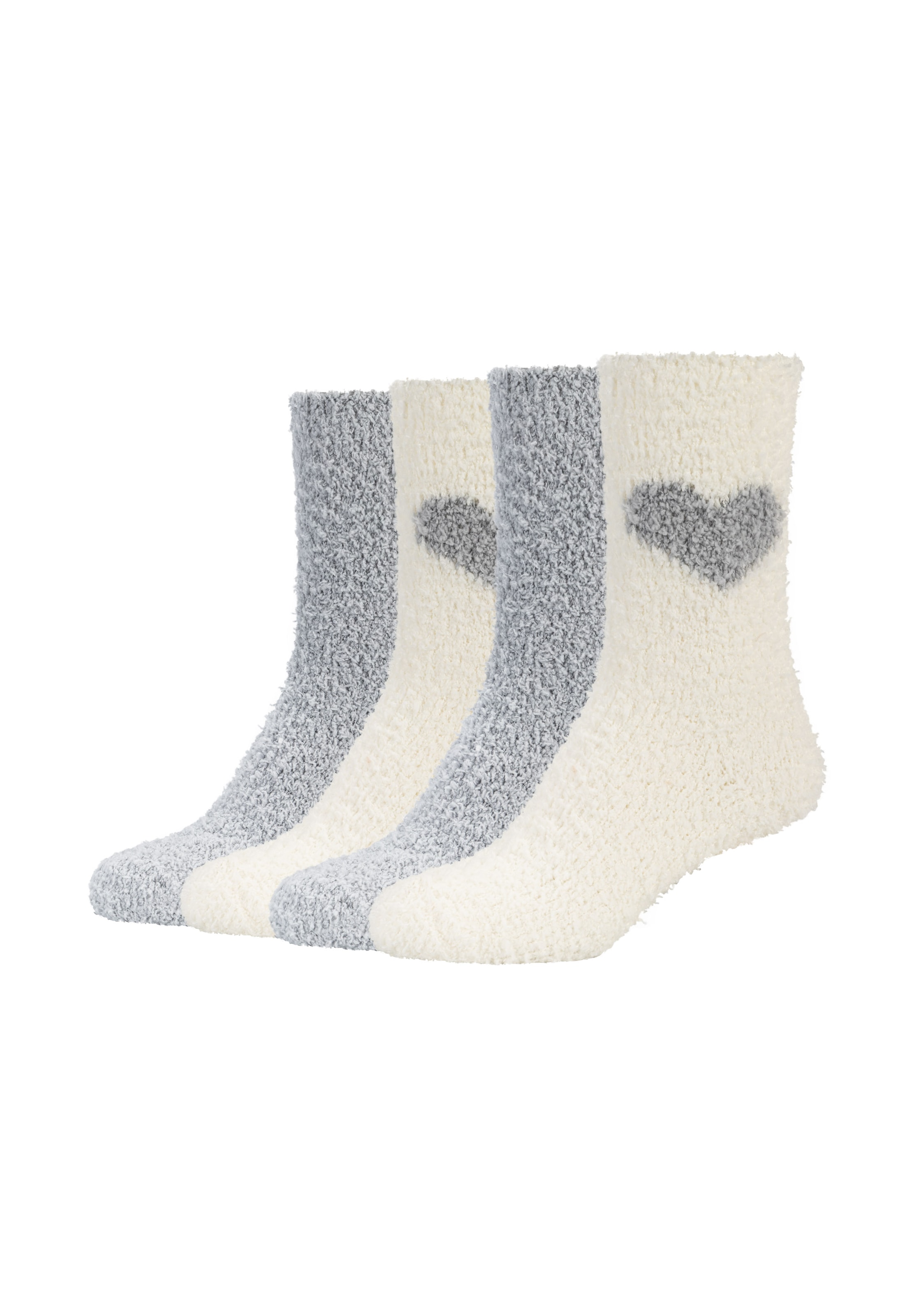 TAMARIS Damen Socken, Gr. 39, grau, Obermaterial: 98% Polyester, 2% Elasthan, Socken
