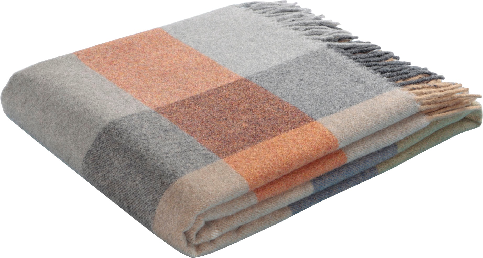 Biederlack Plaid, im Karo-Look, | Kuscheldecke BAUR