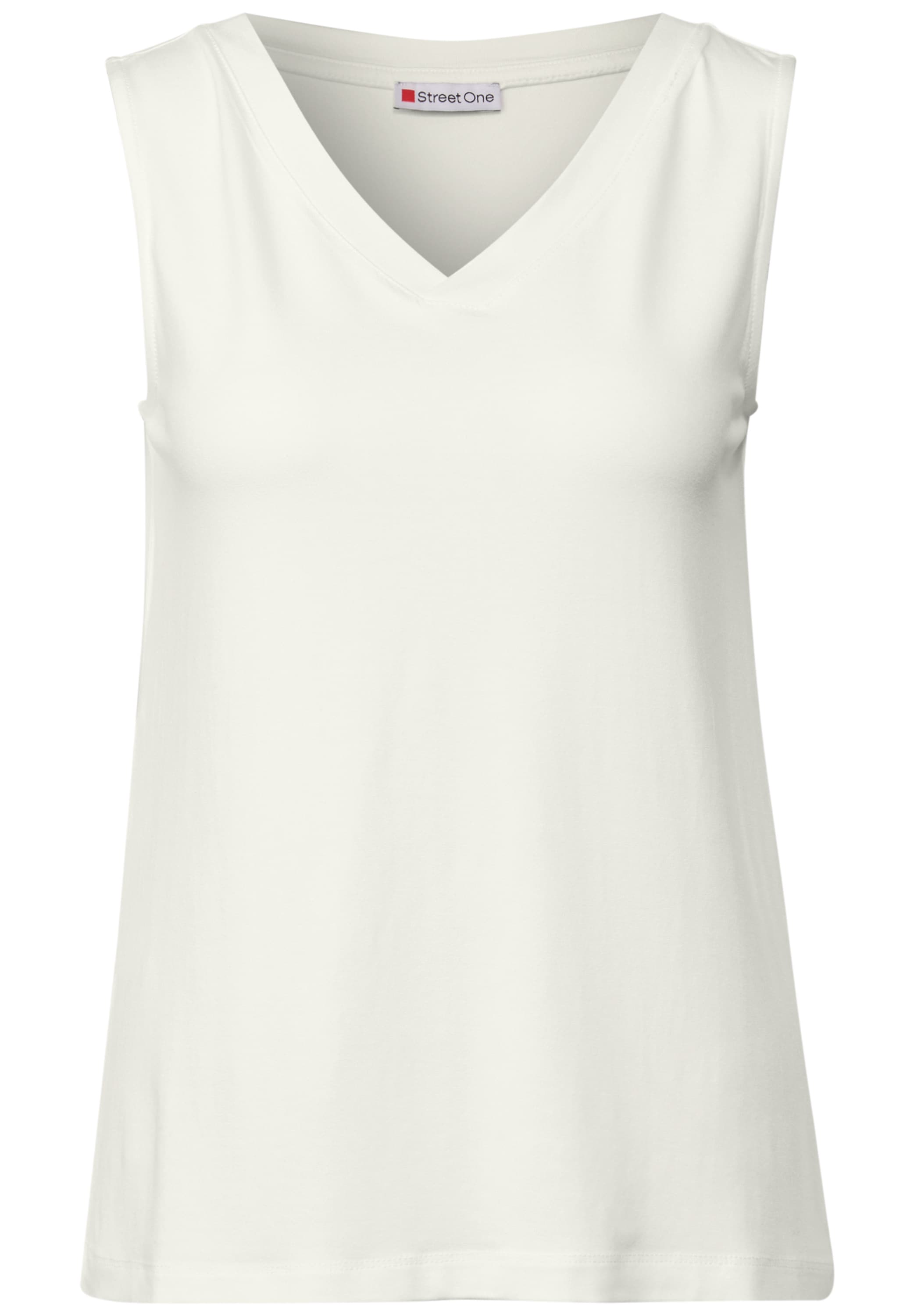 STREET ONE T-Shirt, aus elastischem Materialmix