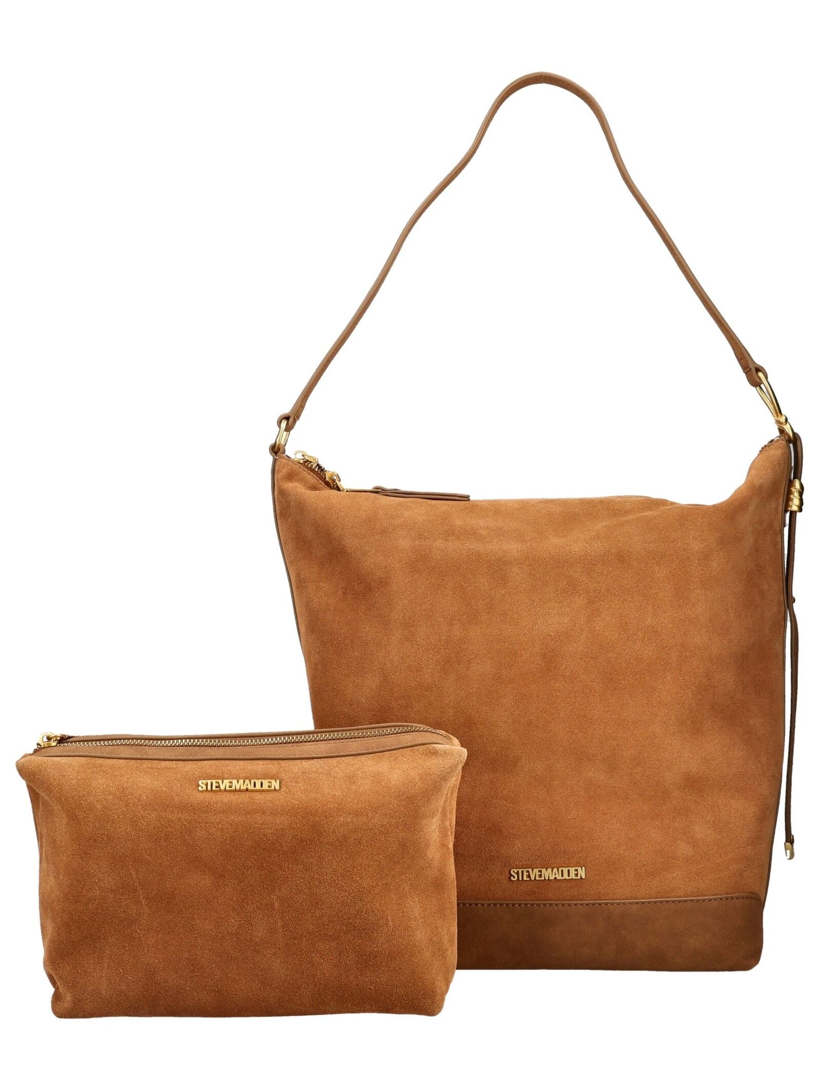STEVE MADDEN Henkeltasche "STEVE MADDEN Taschen Veloursleder"