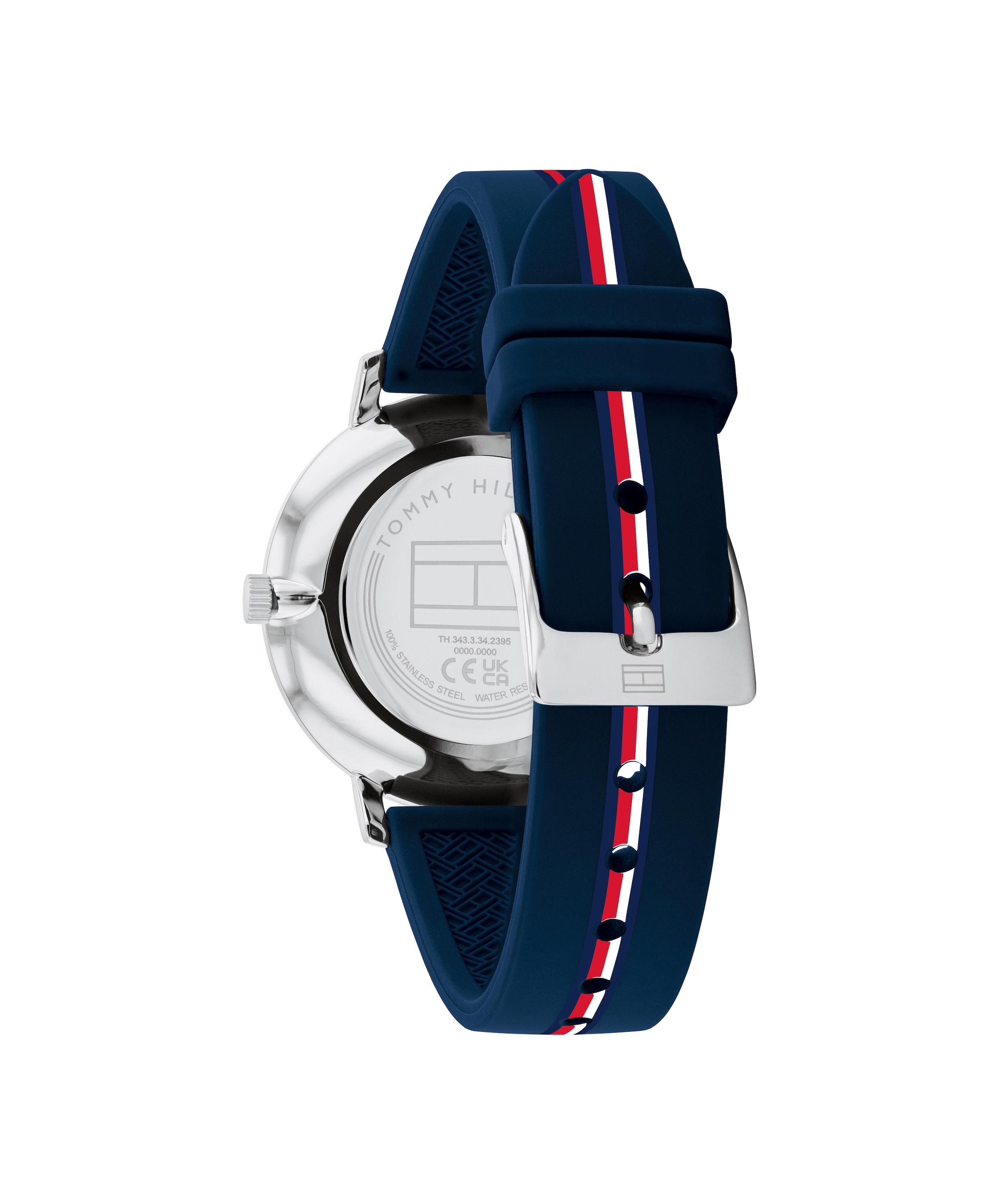 Tommy Hilfiger Quarzuhr »PIPPA« Armbanduhr, Damenuhr, Silikonarmband, analog, Glaskristalle