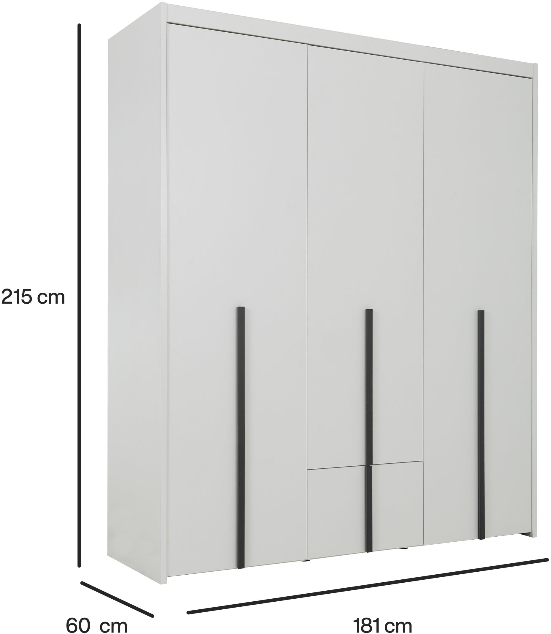 Gami Kleiderschrank »TREVOR« 1 Stk. tlg. Praktischer Stauraum mit großer Kapazität