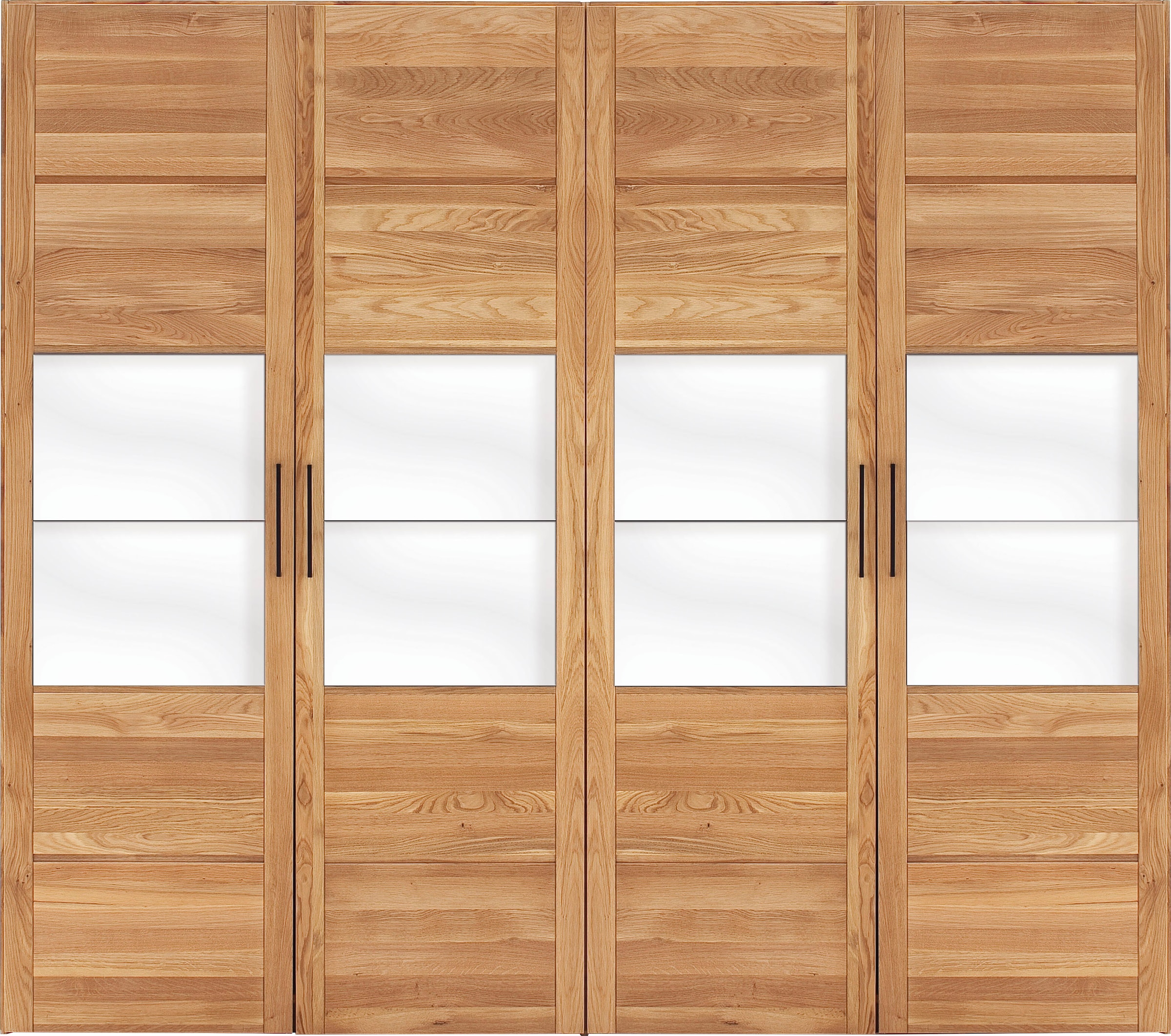 Home affaire Kleiderschrank "Chamara" aus massivem Eichenholz, in unterschiedlichen Breiten, Höhe 218 cm