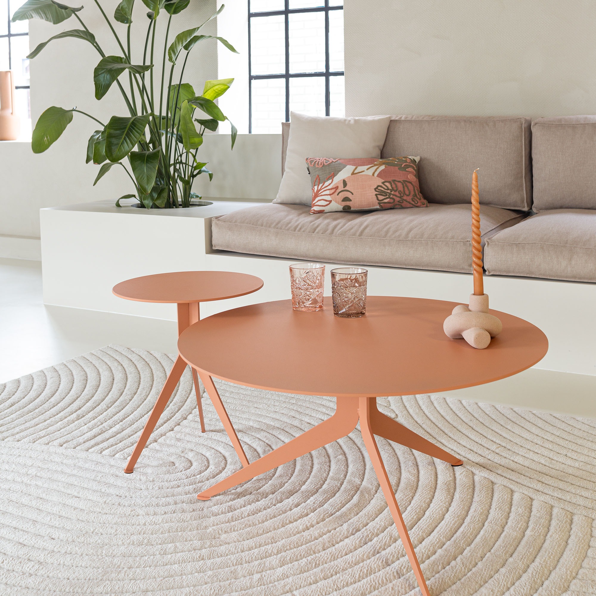 Table basse Spinder Design Daley, Orange 3