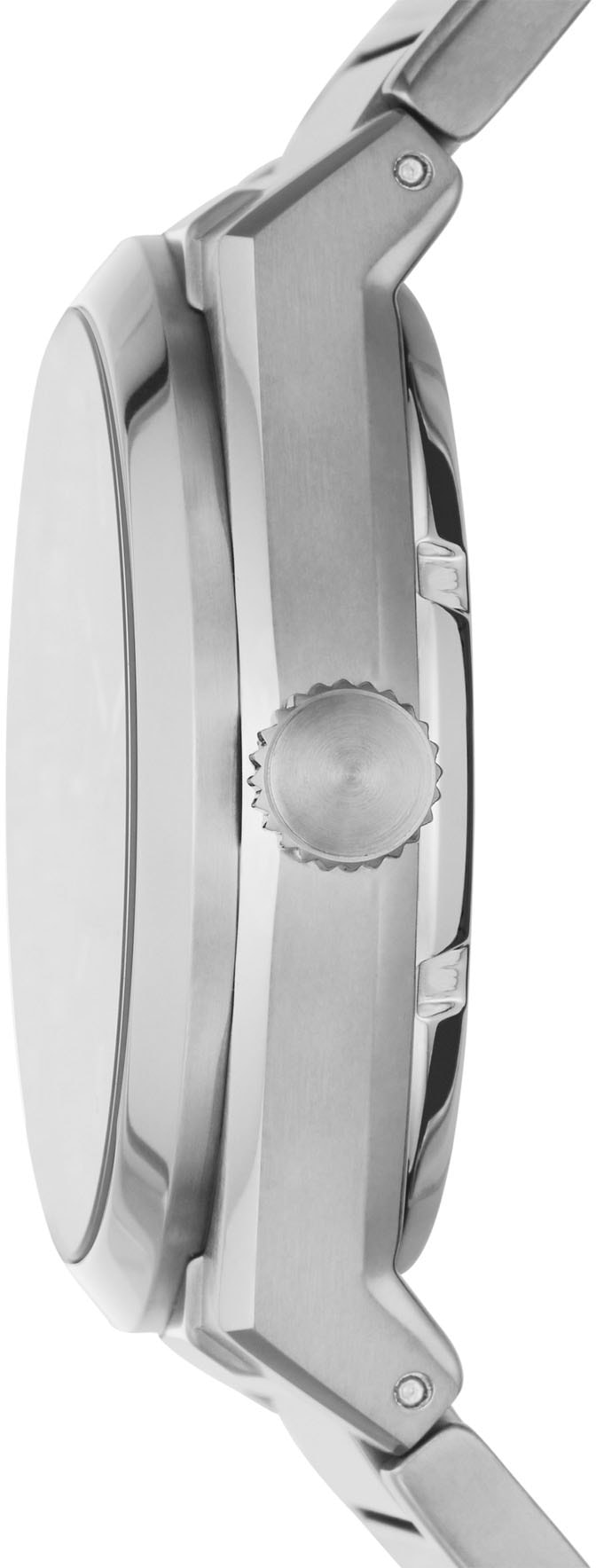 Fossil Automatikuhr »EVERETT«, Armbanduhr, Herrenuhr, mechanische Uhr, Edelstahlarmband
