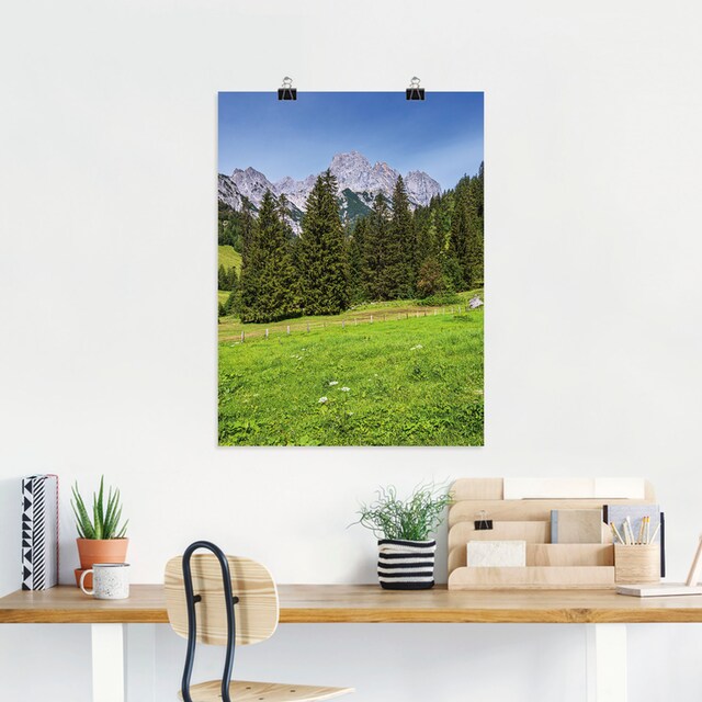 Artland kaufen Berchtesgadener Alubild, als BAUR St.), Leinwandbild, & Berge Poster Wandbild Bayern«, »Landschaft Land (1 in Wandaufkleber Alpenbilder, Größen | oder versch.