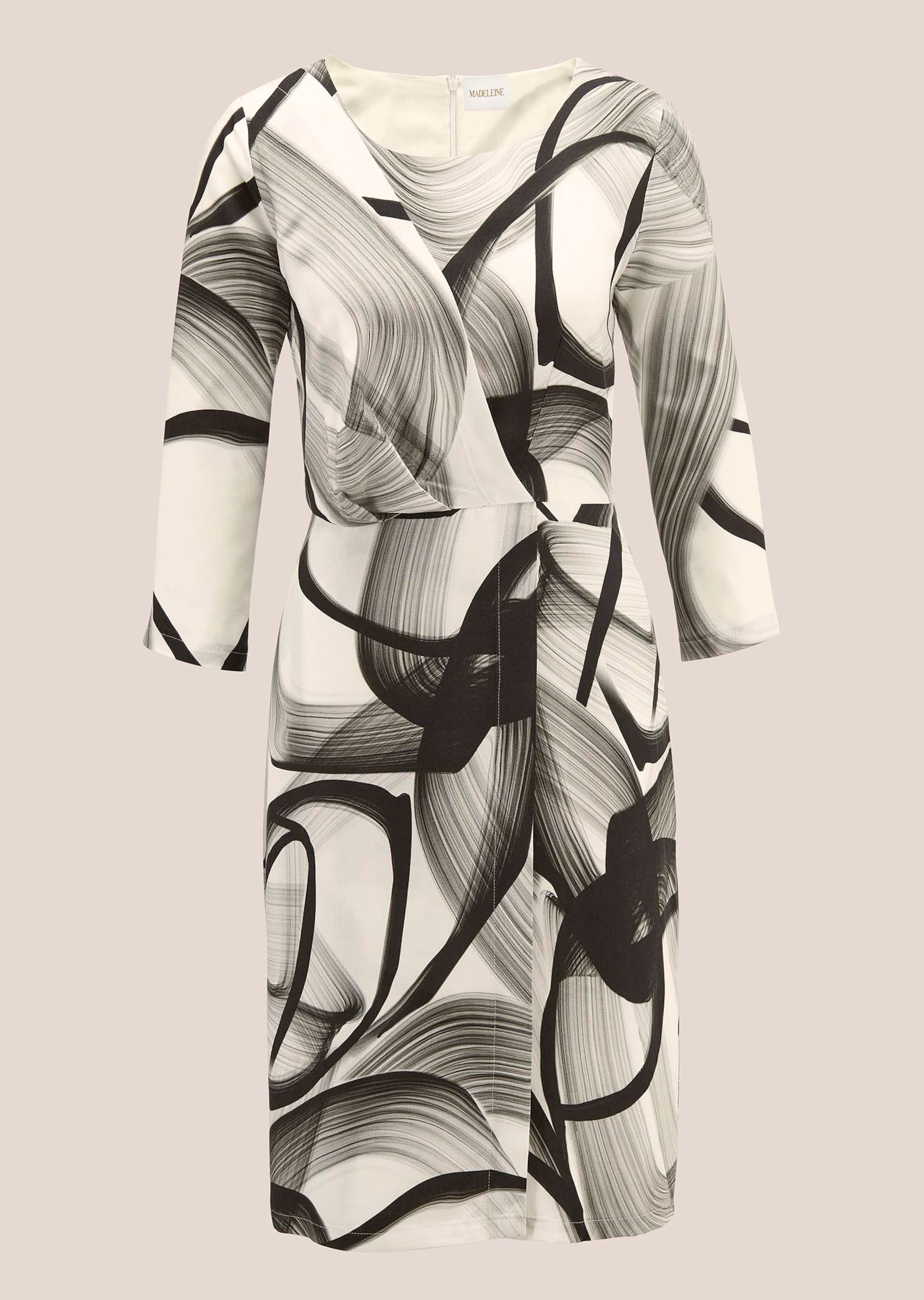 MADELEINE Sommerkleid "Kleid Kleid in raffinierter Wickel-Optik mit Grafikp günstig online kaufen