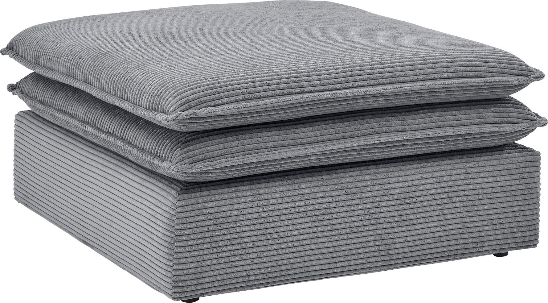 Home affaire Hocker »PIAGGE« Hochwertiger Cord, passend zum Loveseat PIAGGE