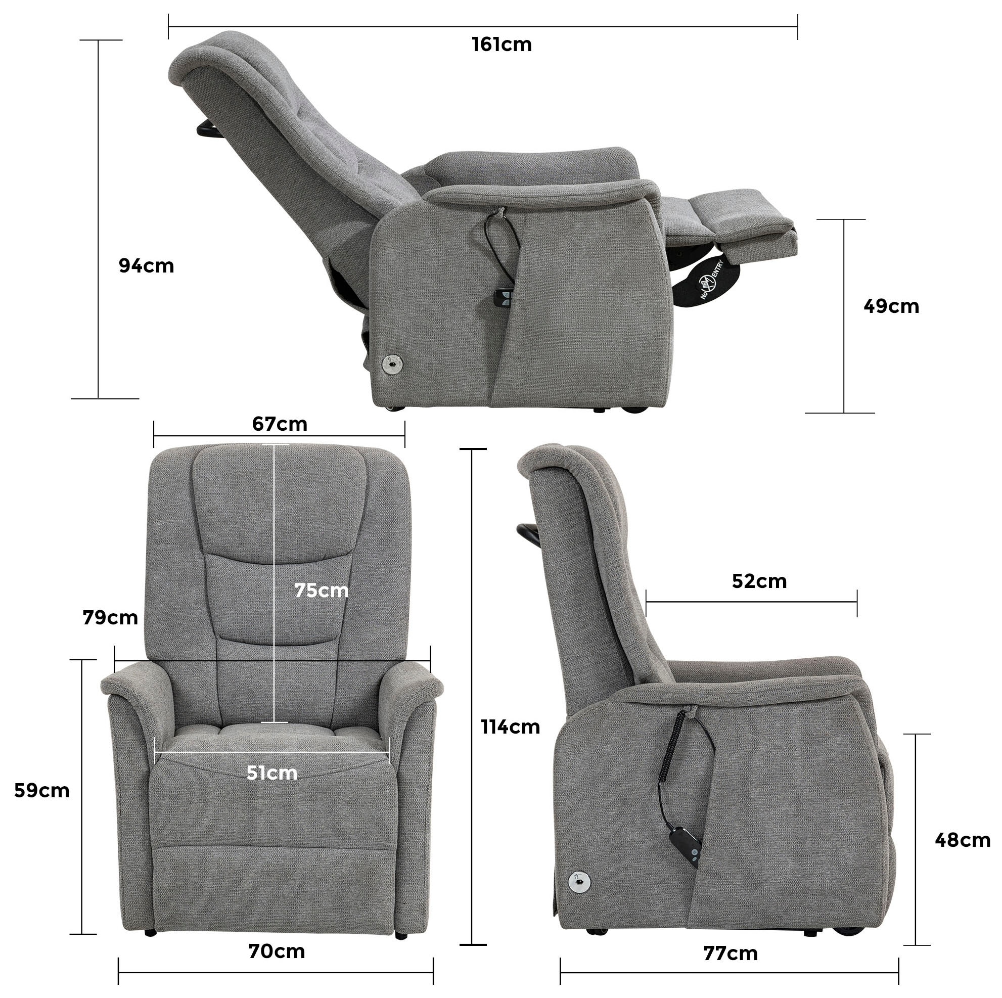 Duo Collection TV-Sessel »Parma 2« 1 Stk. tlg.