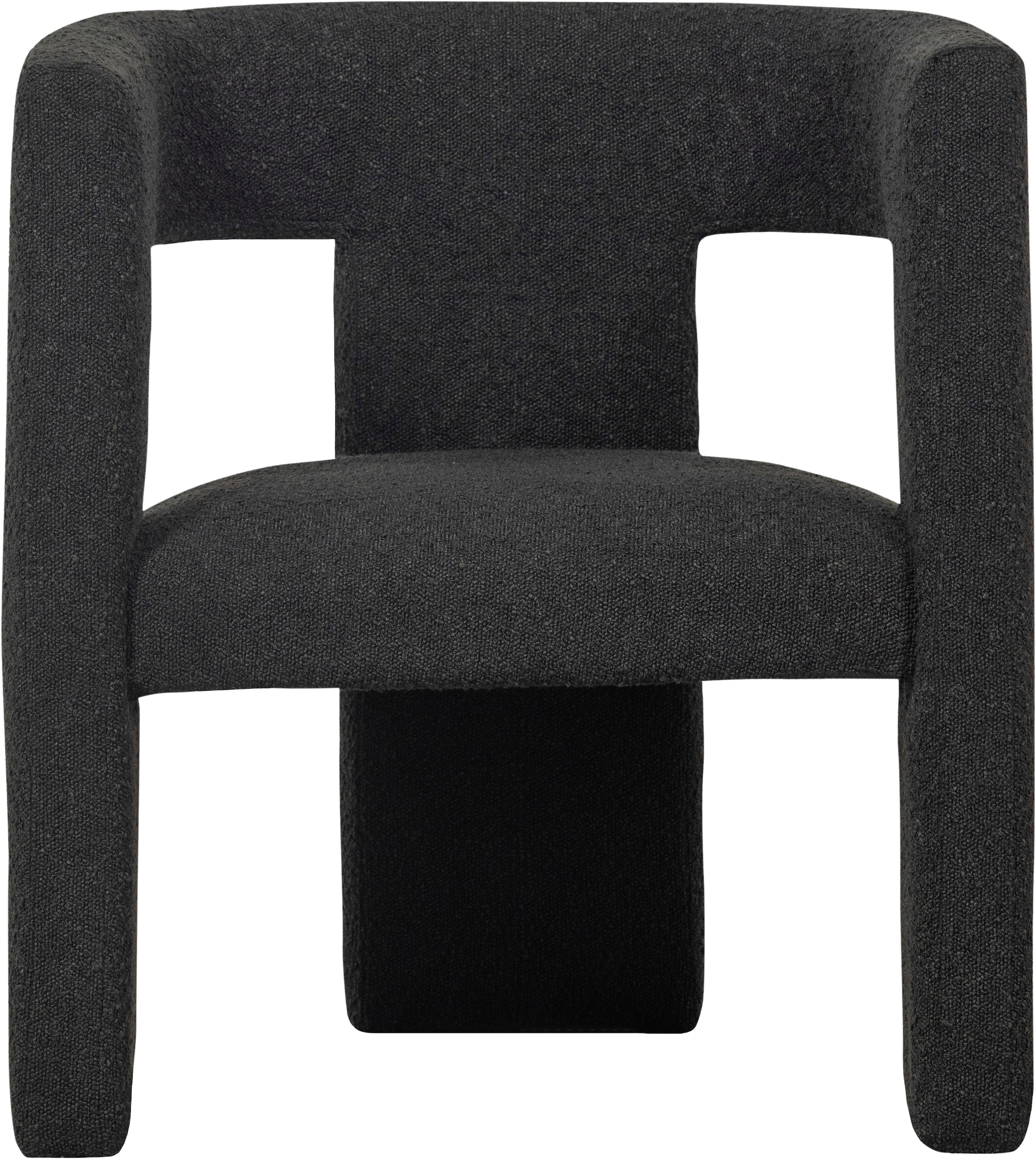 WOOOD Polsterstuhl »Tiwa mit Bouclé-Bezug und Holzgestell B 63 x T 62 x H 71 cm« () Maximale Verschleißfestigkeit, Tragkraft 100 kg, montiert geliefert