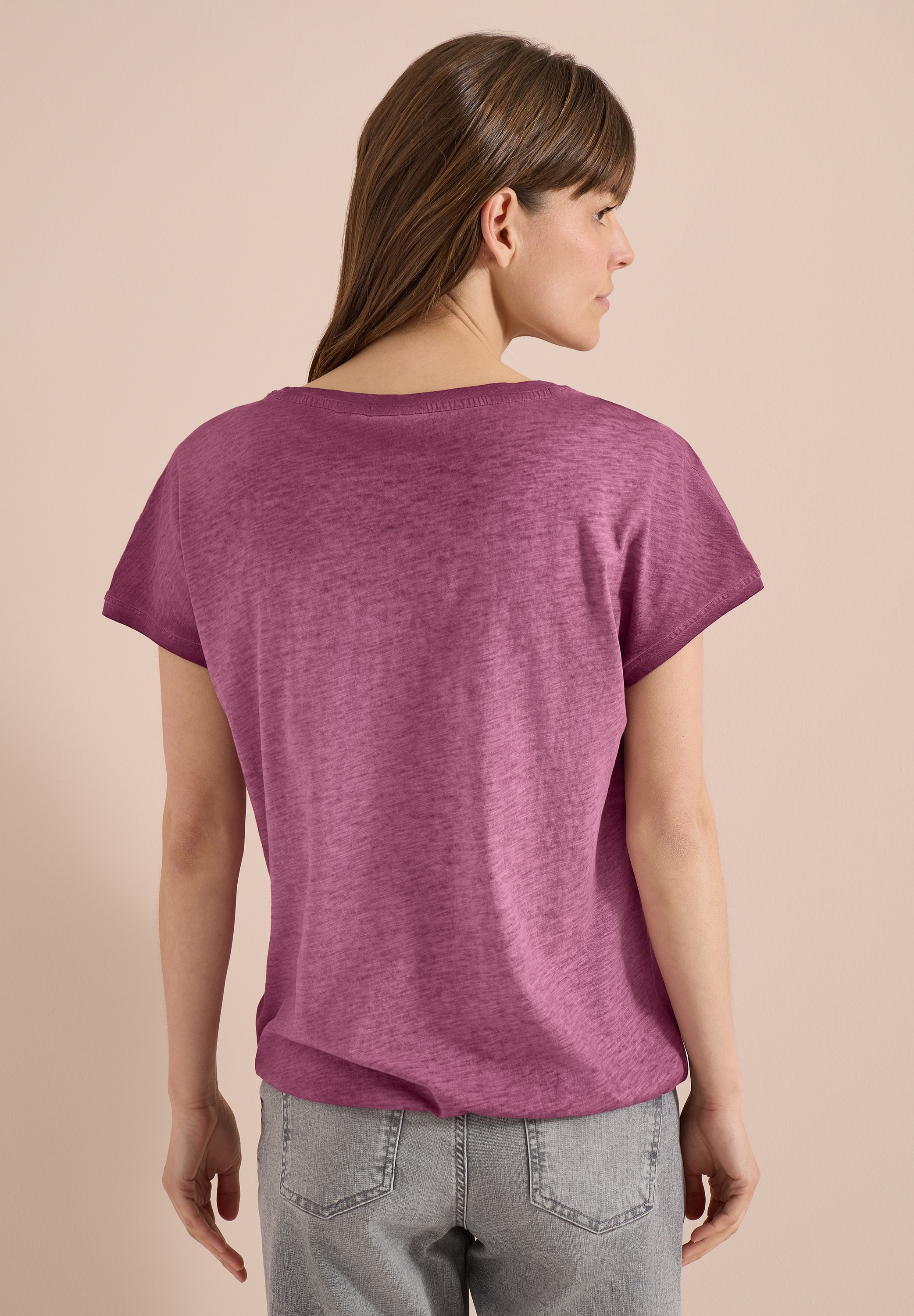 Cecil T-Shirt mit U-Boot-Ausschnitt