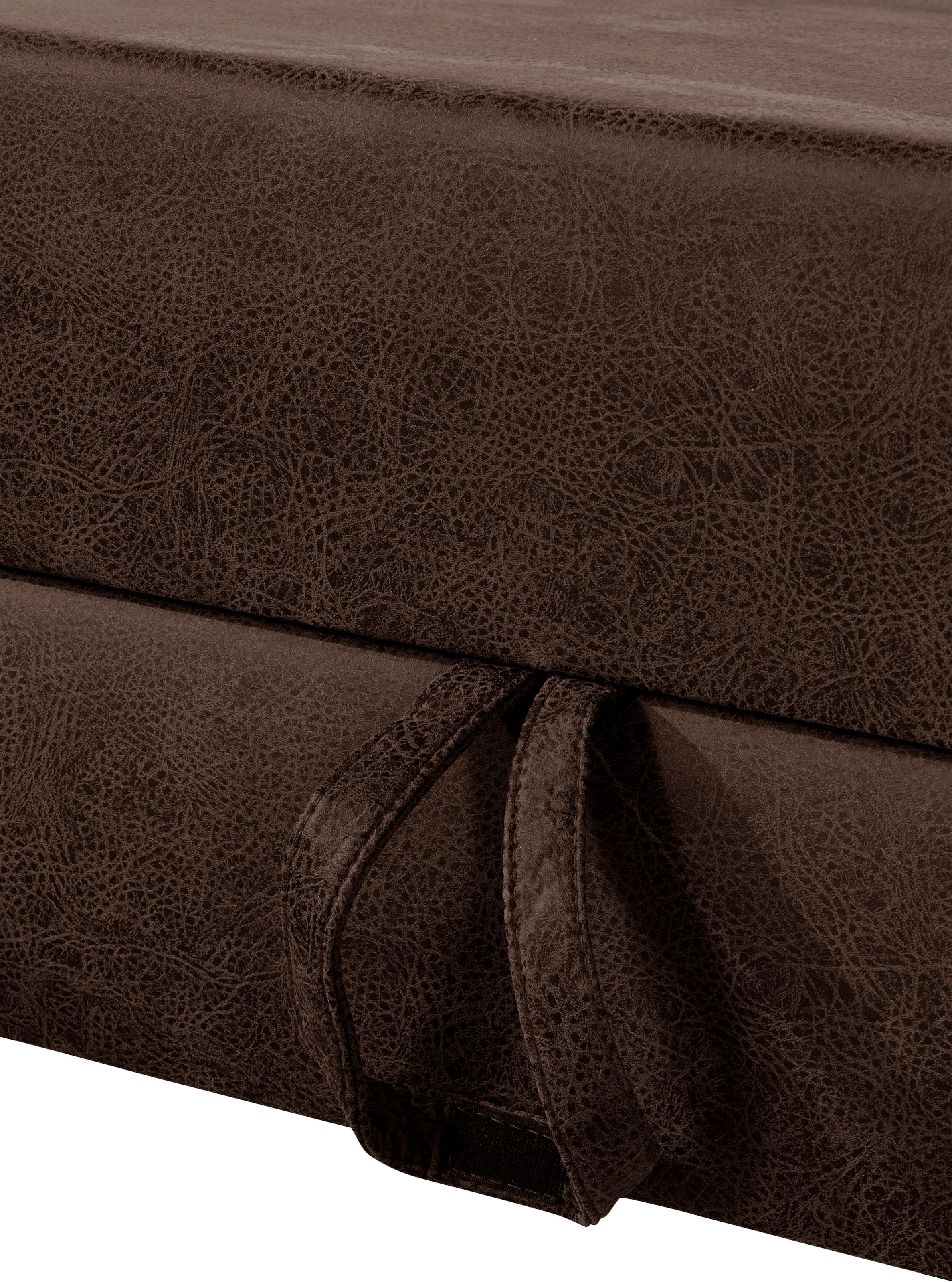 sit&more Ecksofa »Bologna L-Form«, Kopfteilverstellung, wahlweise mit Bettfunktion und Schubkasten
