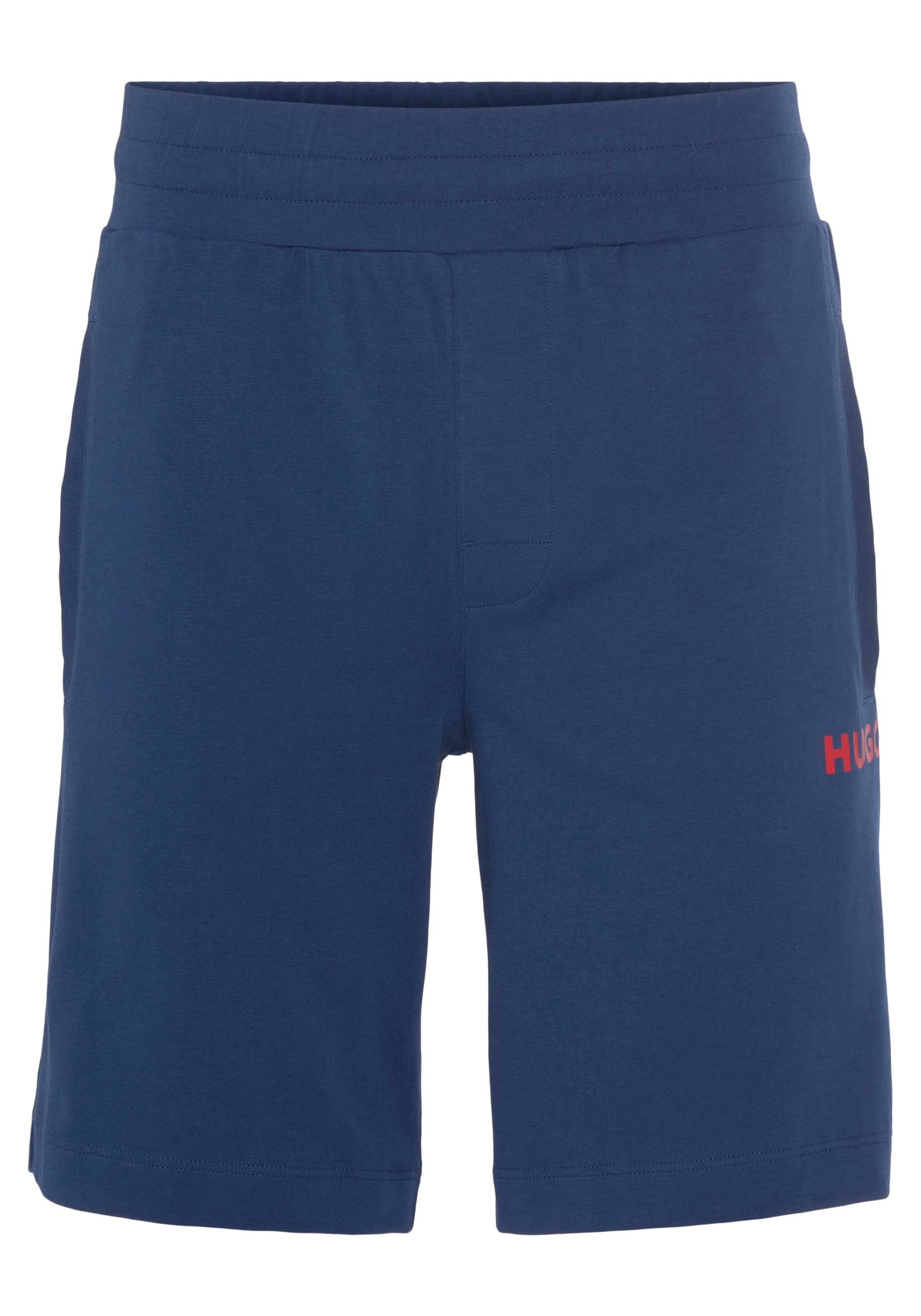 HUGO Sweatshorts »Labelled Shorts 10241810 01« mit Markenlabel