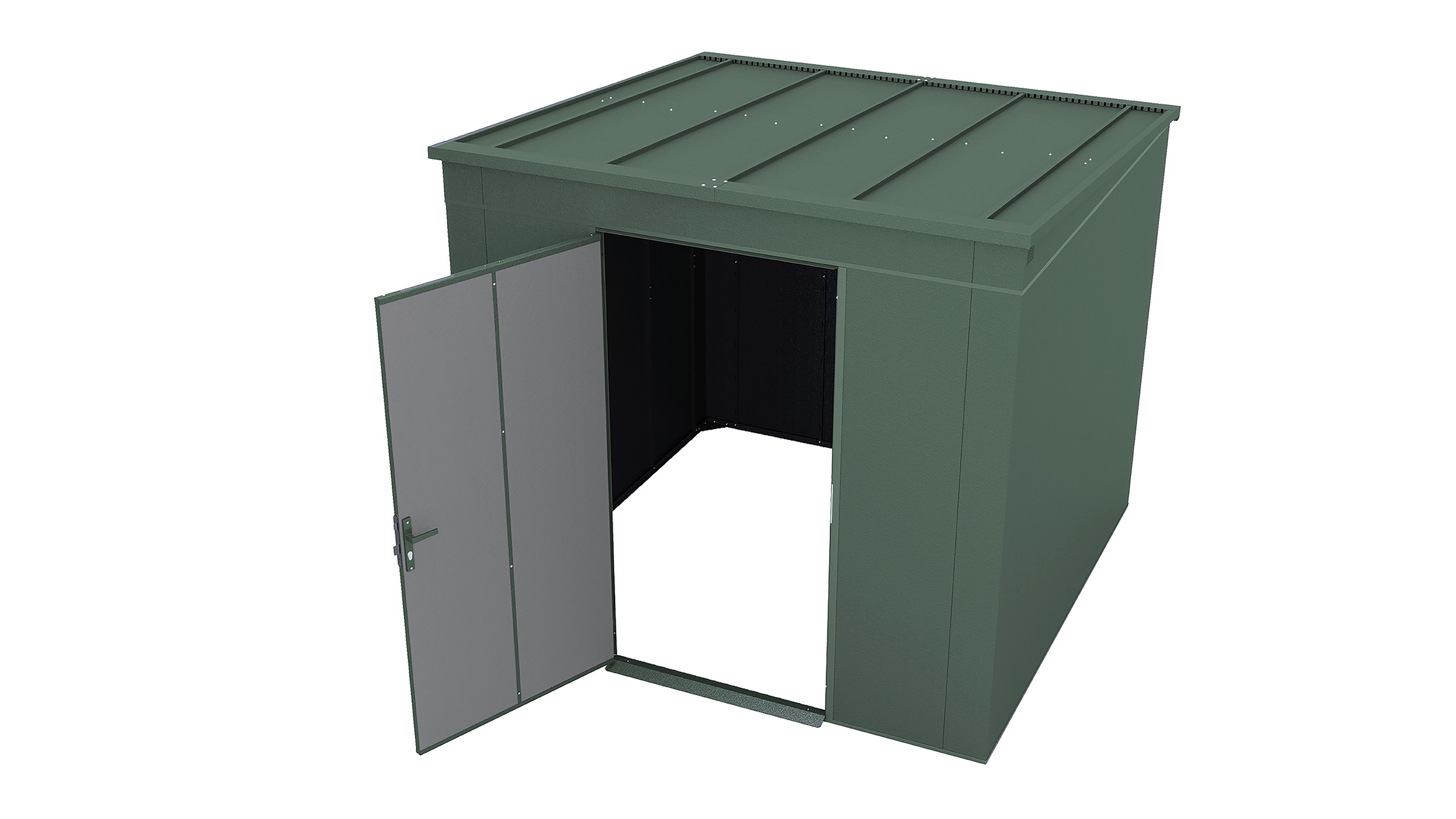 weka Gerätehaus »Gary 6« Metall pulverbeschichtet, Größe 6