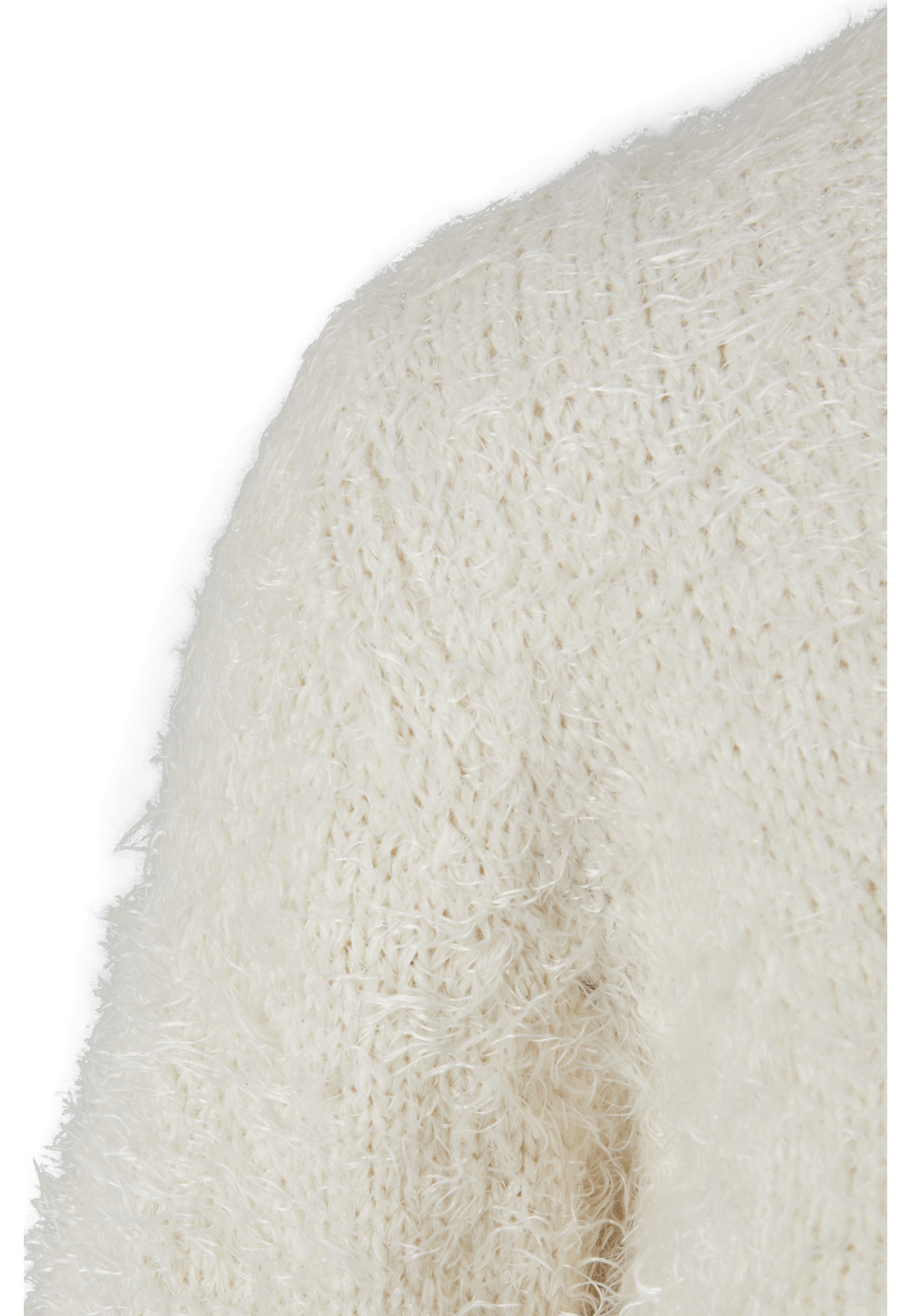 URBAN CLASSICS Strickjacke »Urban Classics Damen Ladies Tied Cropped Feather Cardigan« 1