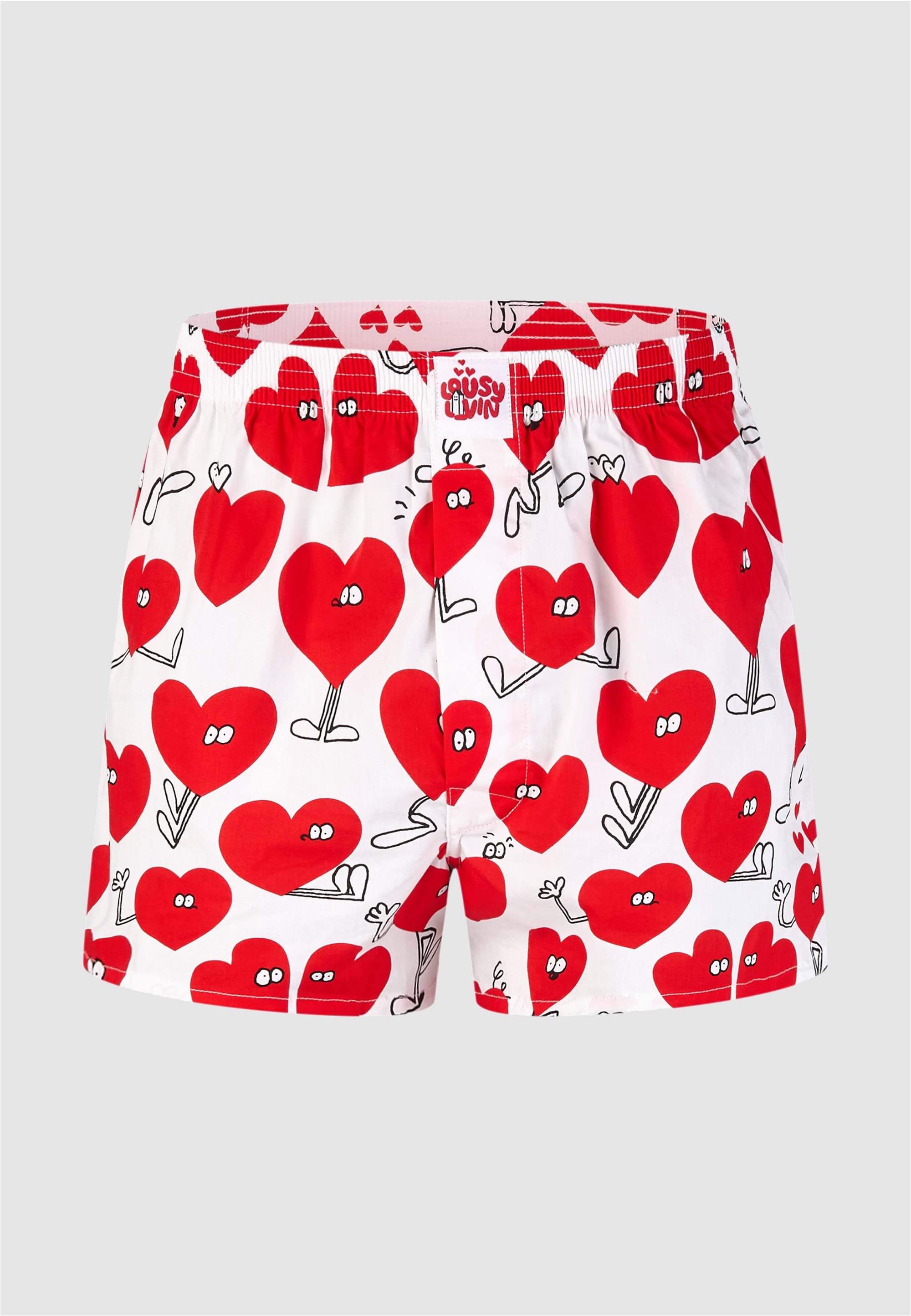 Lousy Livin Boxershorts »Rose & Valentines« im praktischen 2er-Pack