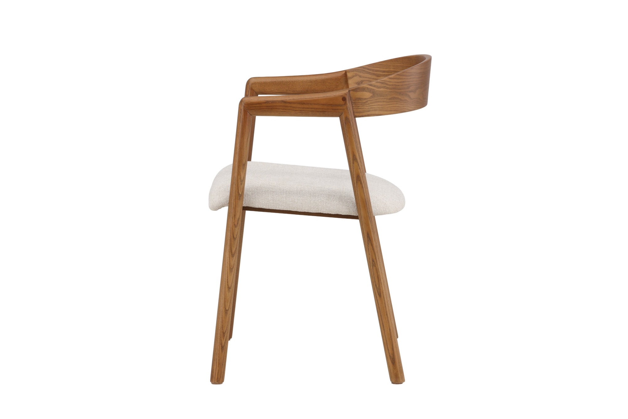Venture Home Esszimmerstuhl »Långön, 2er-Set Esszimmerstühle aus Eschenholz, belastbar bis 150 kg« () Polsterstuhl, Stoffbezug, Eschenholzbeine, gepolsterter Sitz, modern
