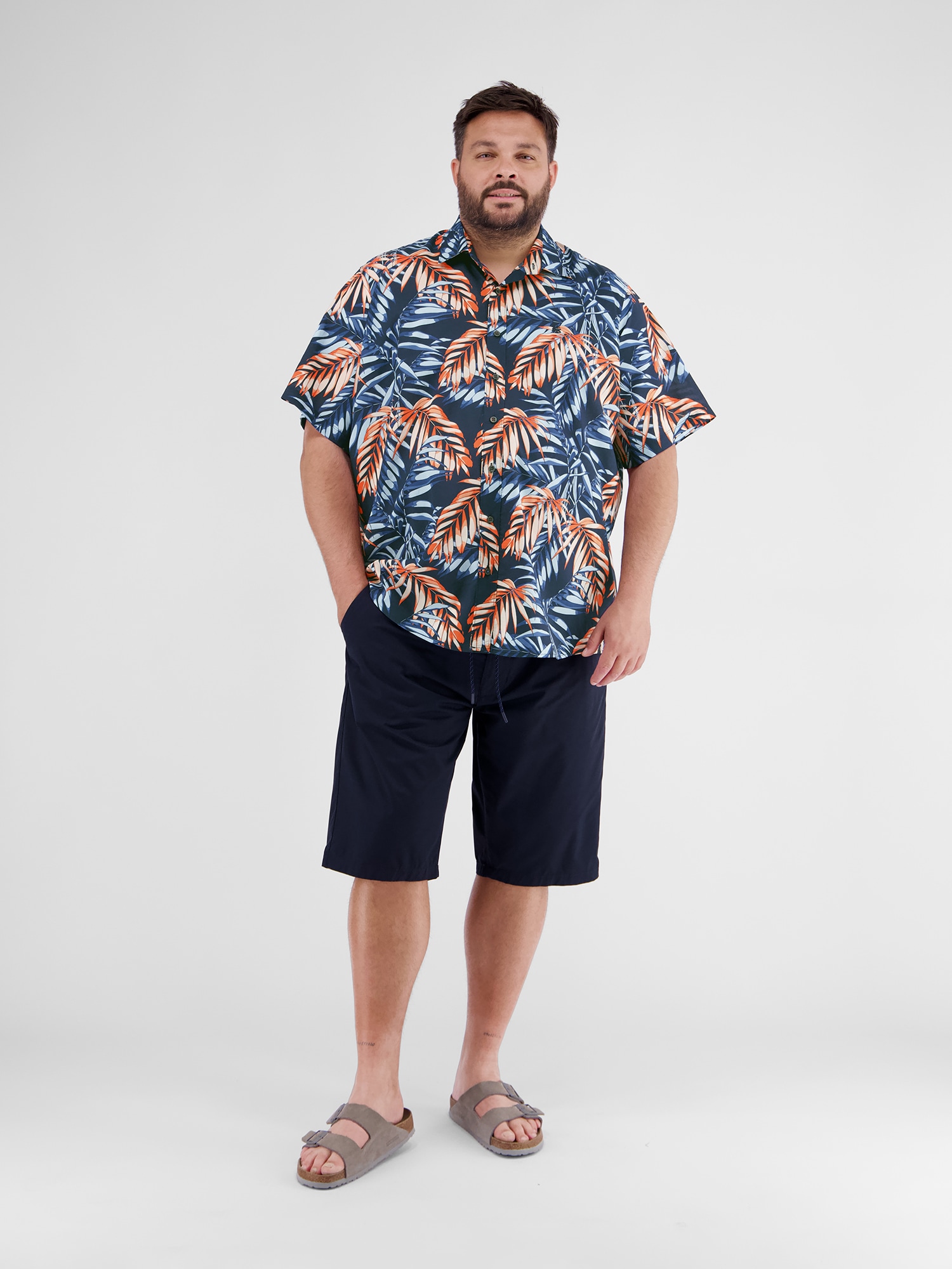 LERROS Kurzarmhemd »LERROS Hawaiihemd in den Größen 3XL bis 6XL«