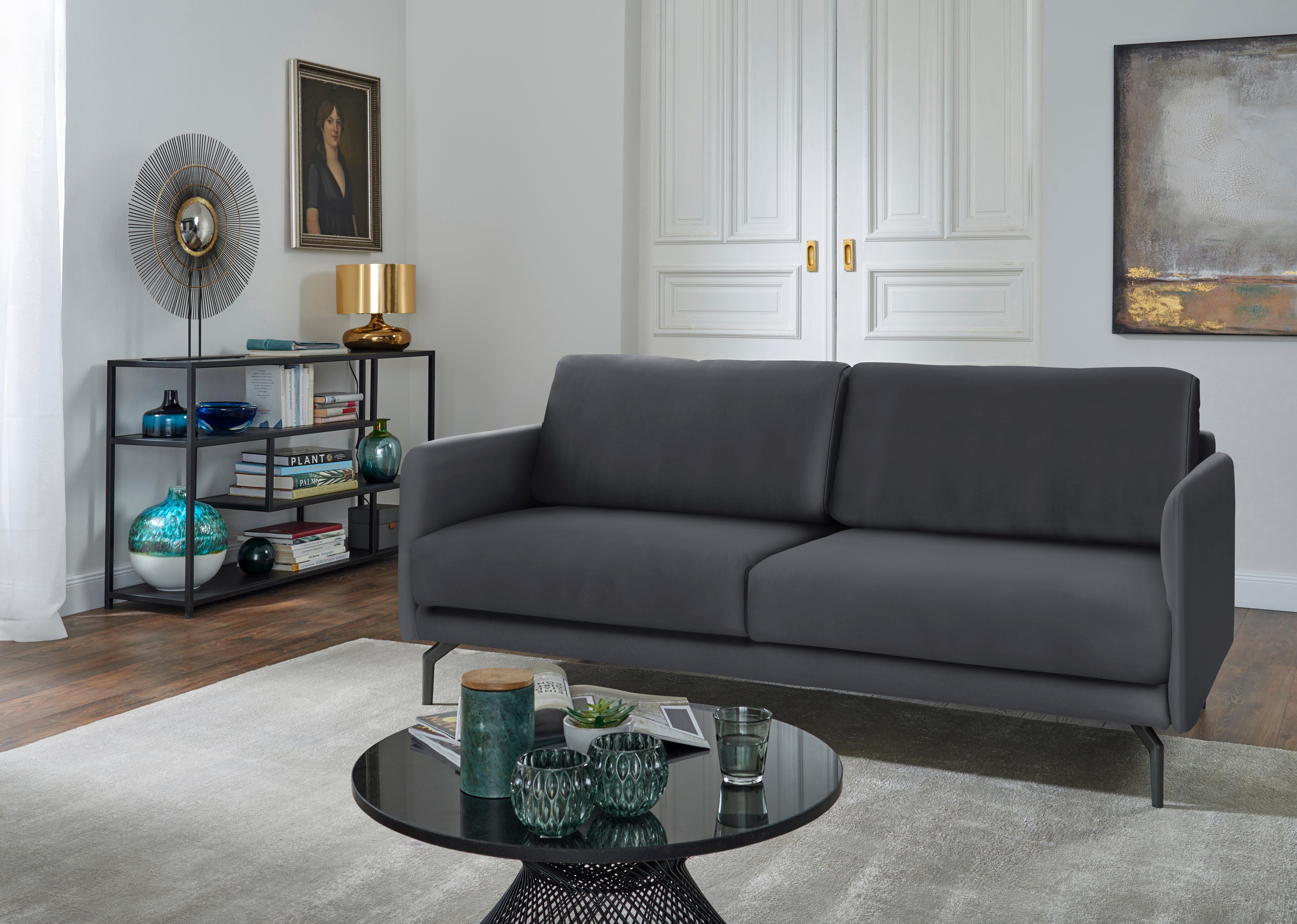 Creation BY ROLF BENZ 2-Sitzer "CR.450, Designsofa, Loungesofa" Armlehne sehr schmal, Alugussfüße in umbragrau, Breite 150 cm