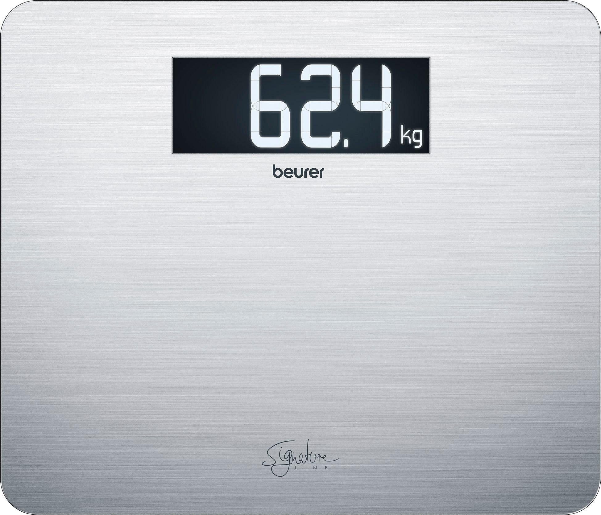 BEURER Personenwaage »GS 405 Signature Line Edelstahlwaage«