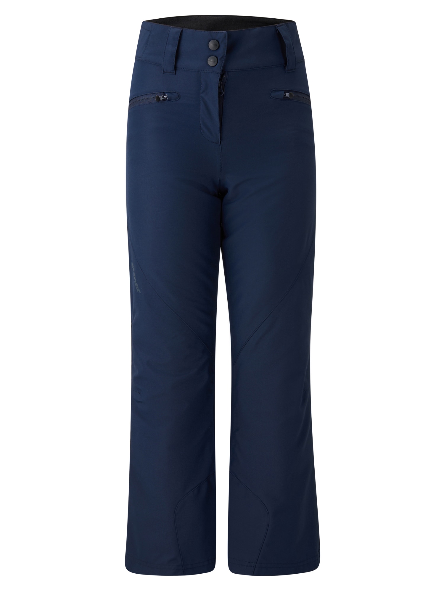 ZIENER Mädchen Skihose "ALIN-Z pants junior"schwarz navy, Gr. 116, Obermaterial: 100% Polyester; Futter: 100% Polyamid; Wattierung: 100% Polyester,