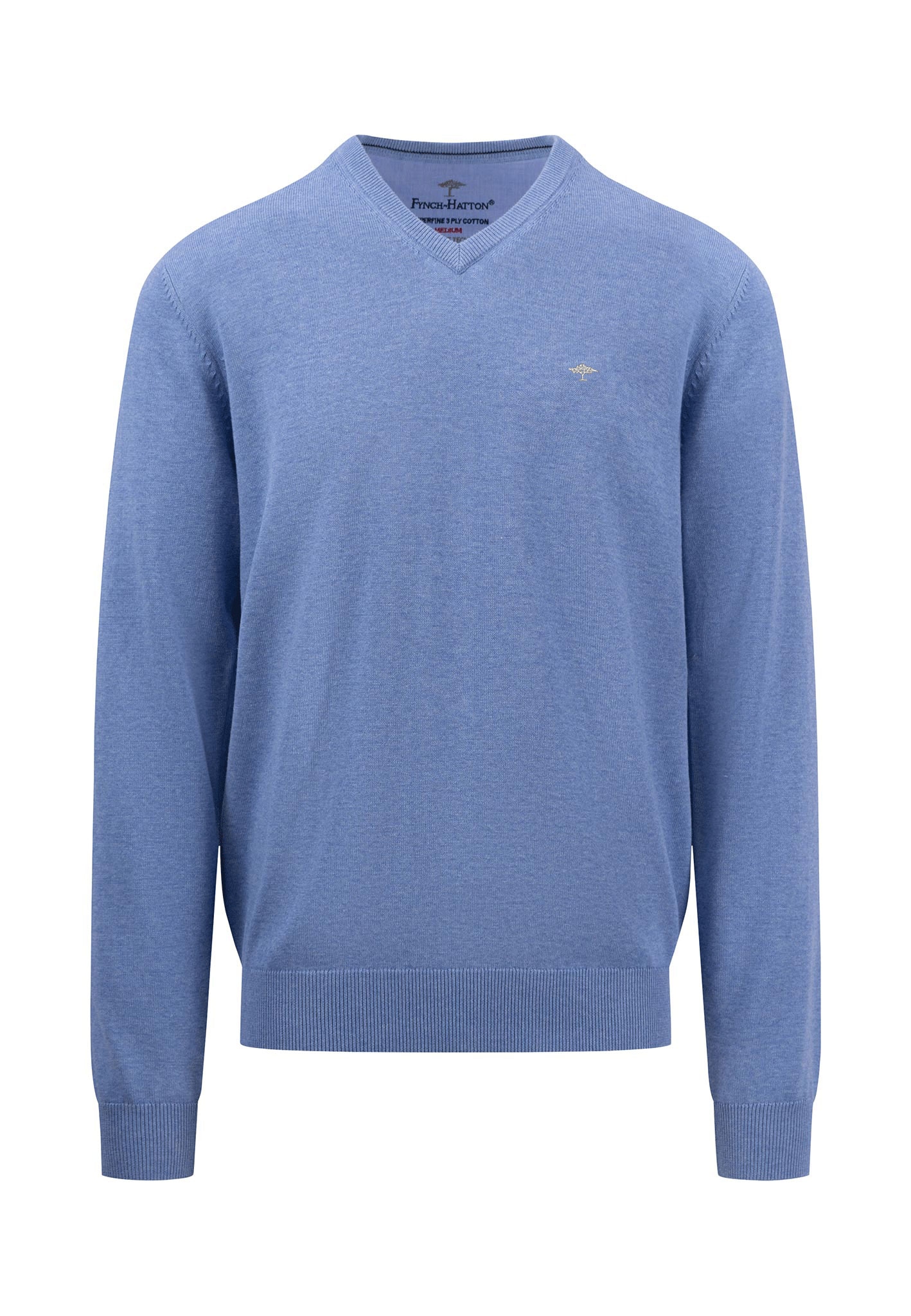 FYNCH-HATTON Strickpullover "FYNCH-HATTON Pullover mit V-Kragen", mit V-Aus günstig online kaufen