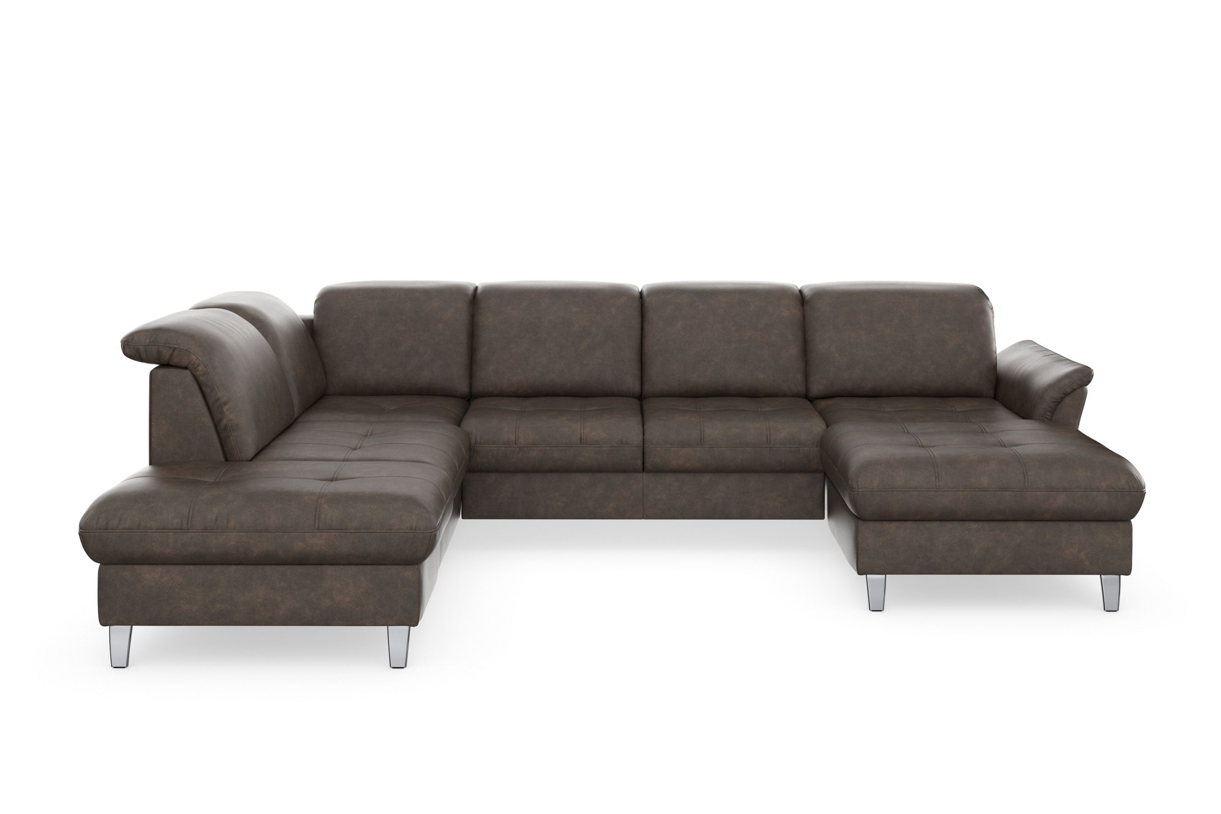 sit&more "Maggiore U-Form" wahlweise mit Kopfteilverstellung, Bettfunktion günstig online kaufen