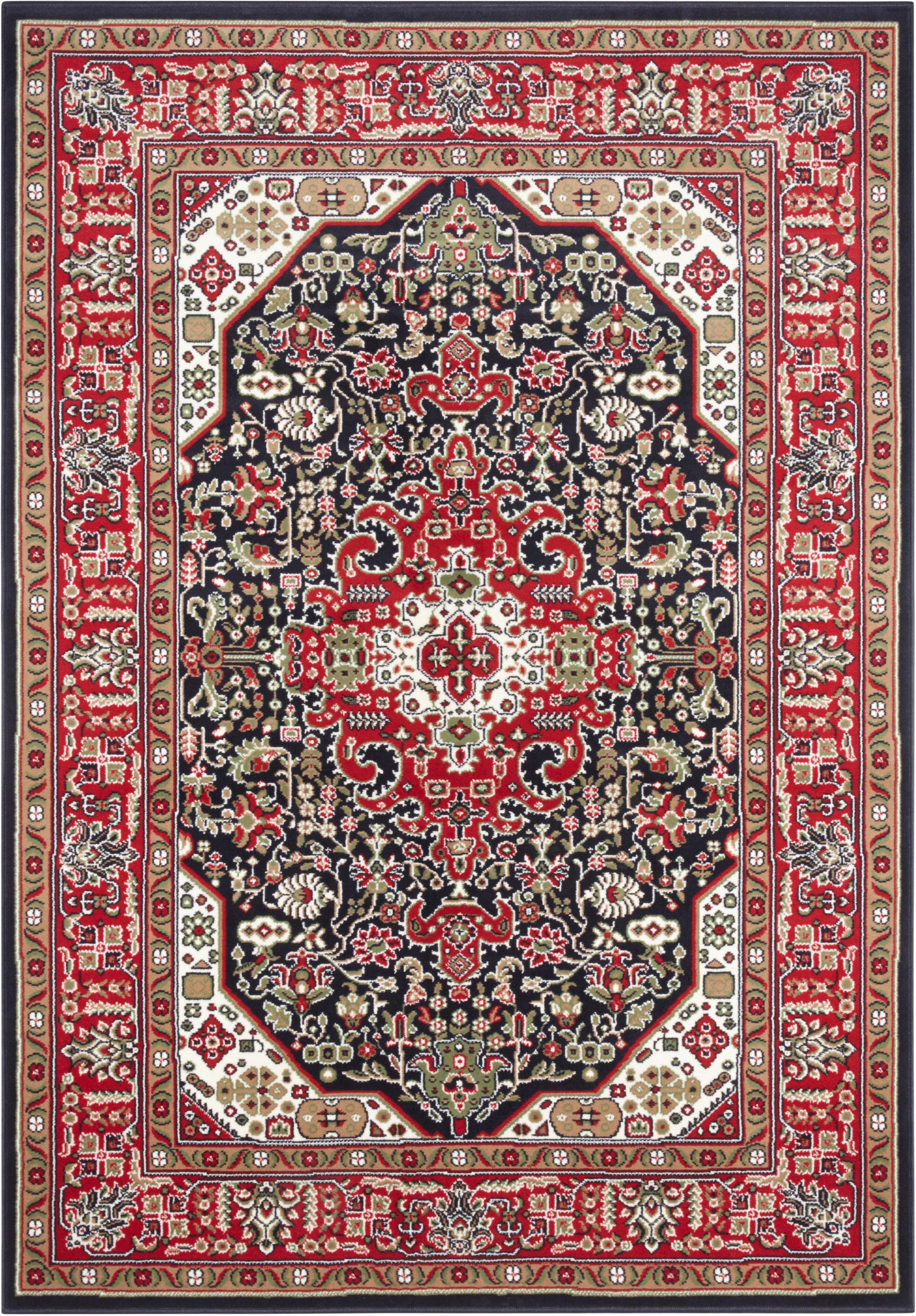 NOURISTAN Teppich »Skazar Isfahan«, rechteckig, Kurzflor, Orient, Teppich, Vintage, Esszimmer, Wohnzimmer, Flur