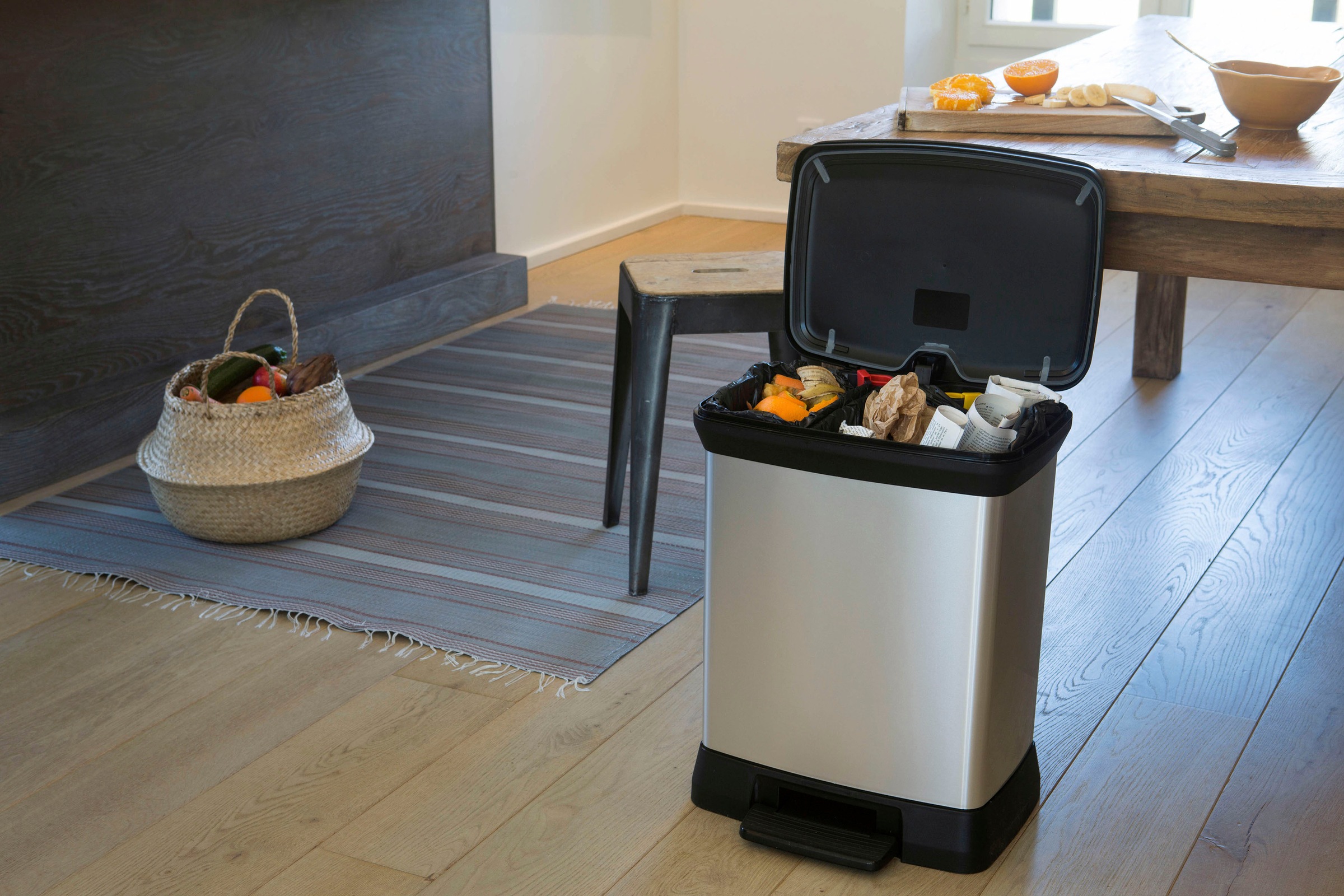 Curver Mülleimer »Decobin Duo«, 2 Behälter, 28 Liter