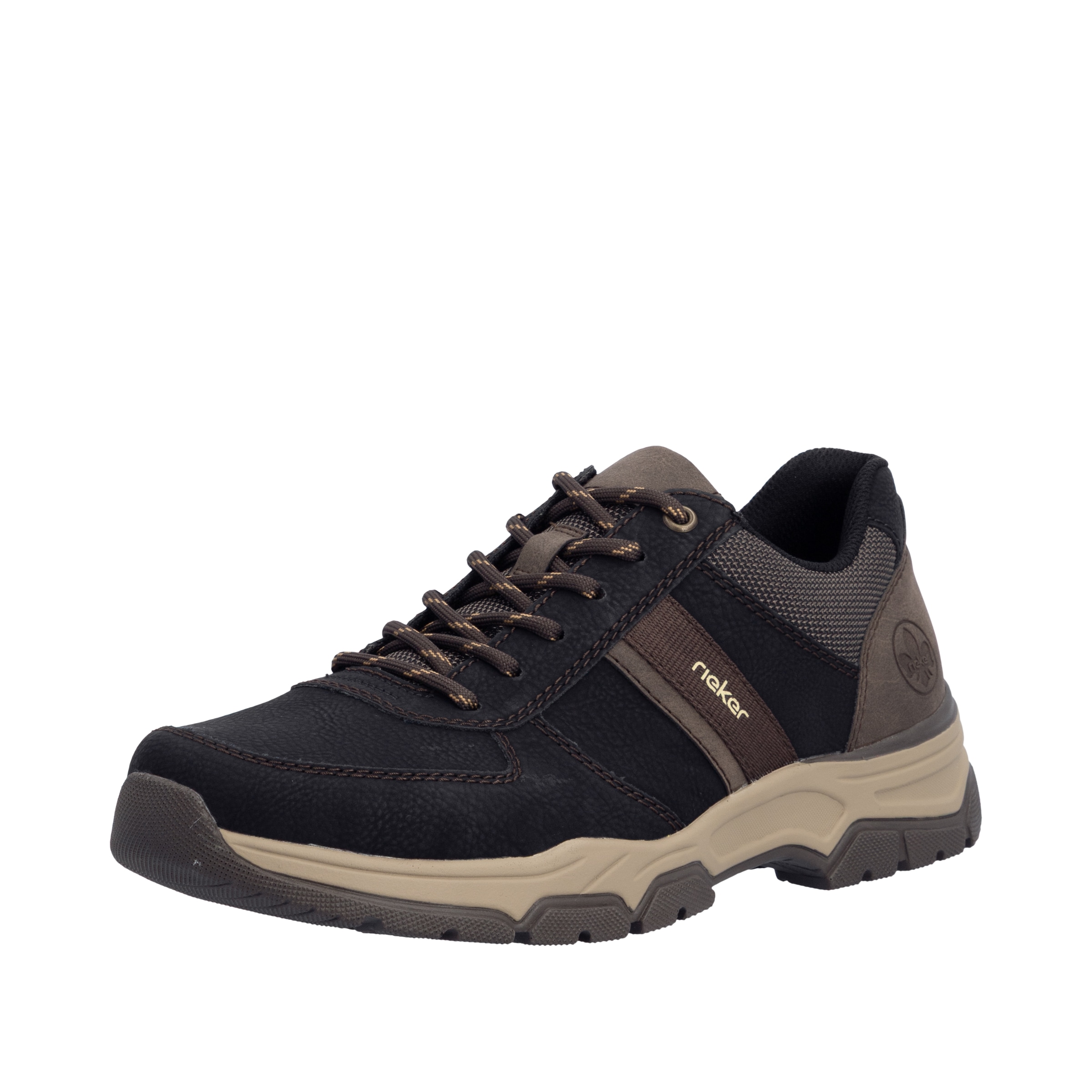 Rieker, Freizeitschuh, Outdoorschuh, Schnürschuh mit gepolstertem Schaftrand