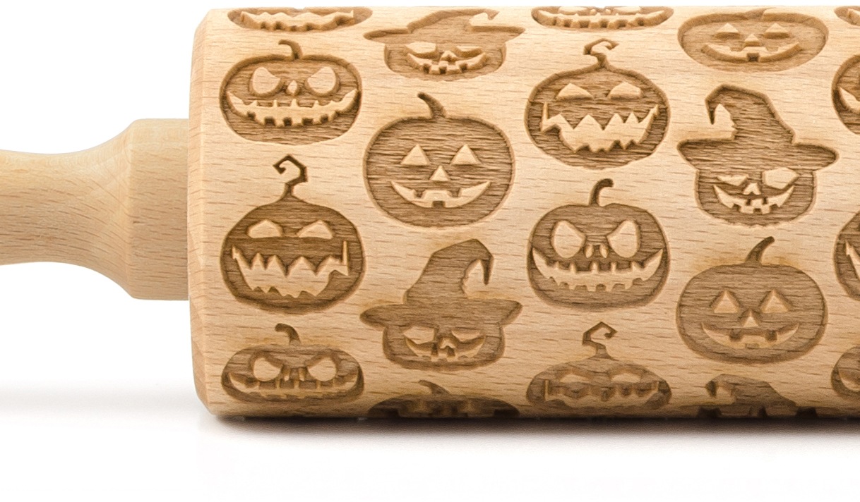 folkroll Teigroller »3D-Motiv-Teigrolle«, Halloween