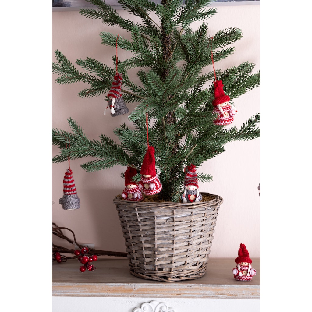 Myflair Möbel & Accessoires Weihnachtsfigur »Weihnachtsdeko rot«