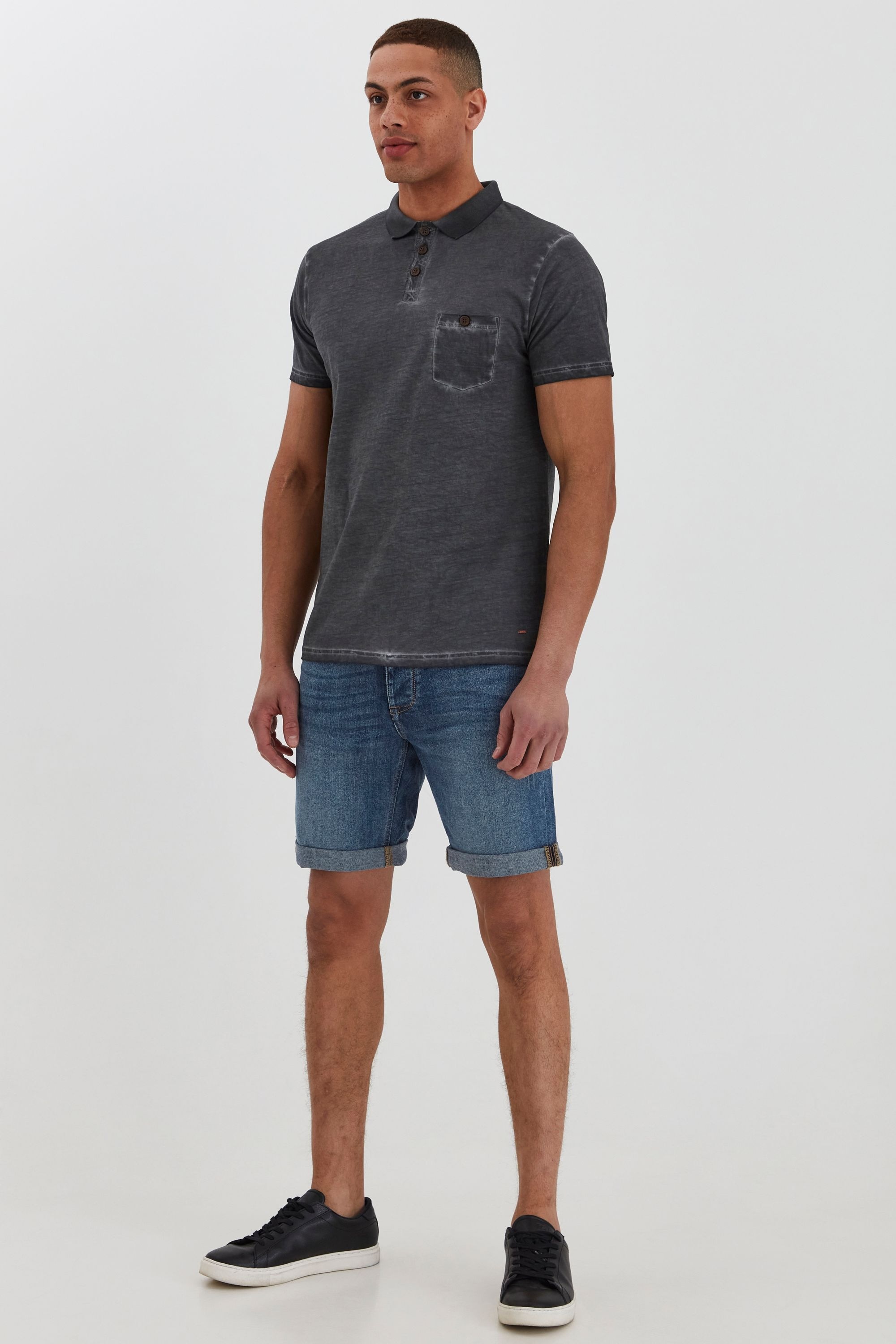 Thumbnail - Blend Jeansshorts "BHMartels" Stilvolle 5-Pocket-Jeansshorts mit Used Look Effekt