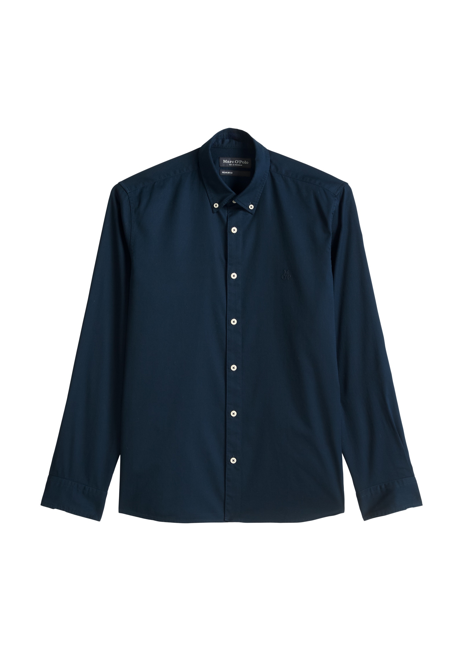 Marc OPolo Langarmhemd "aus Bio-Baumwolle" günstig online kaufen