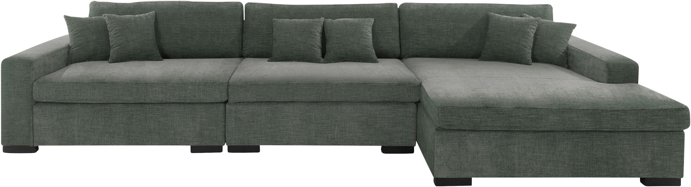 Home affaire Sofa-Eckelement "Skara XXL L-Form", Lounge-Sofa XXL mit Federk günstig online kaufen