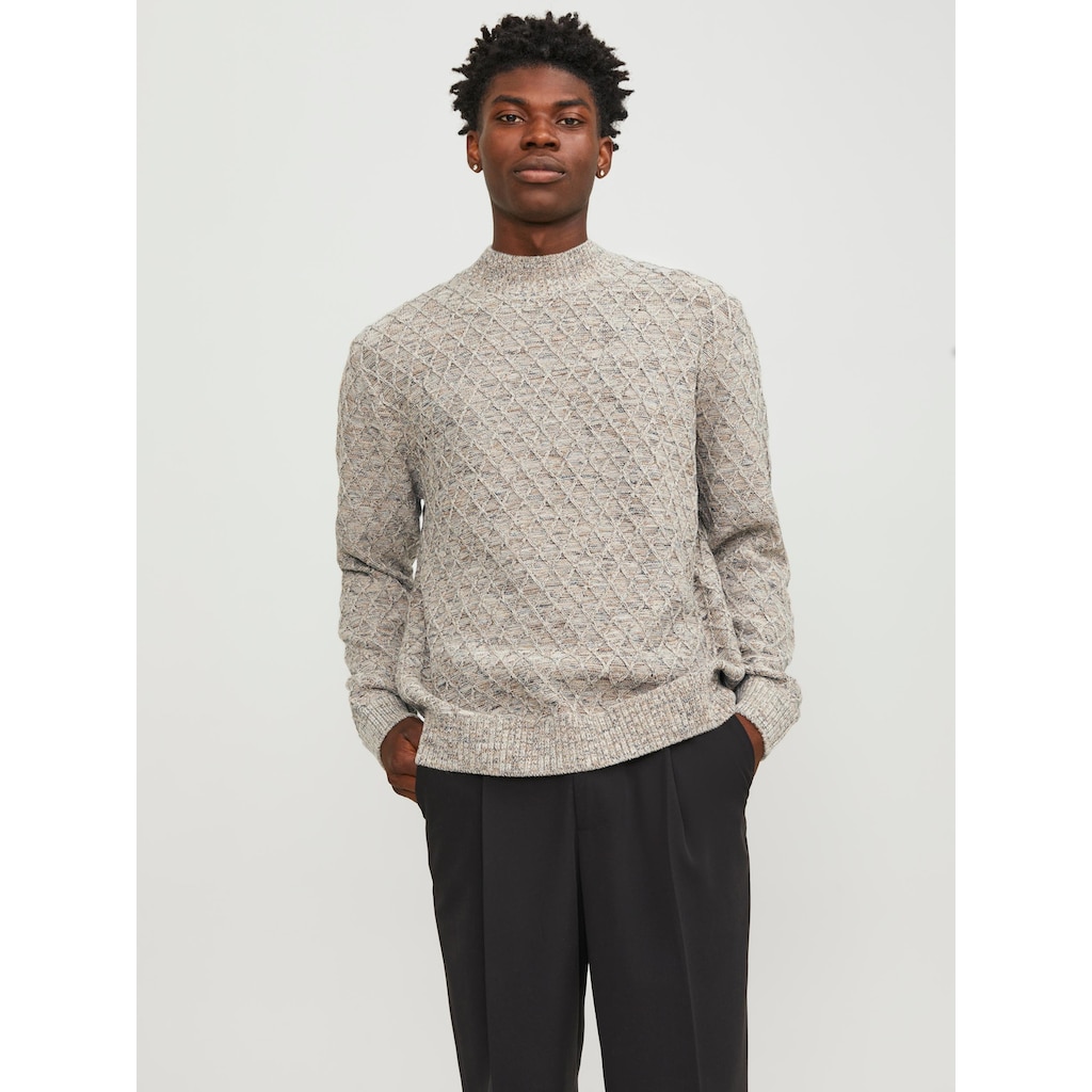 Jack & Jones Stehkragenpullover »JPRCCZIGGI KNIT MOCK NECK LN«