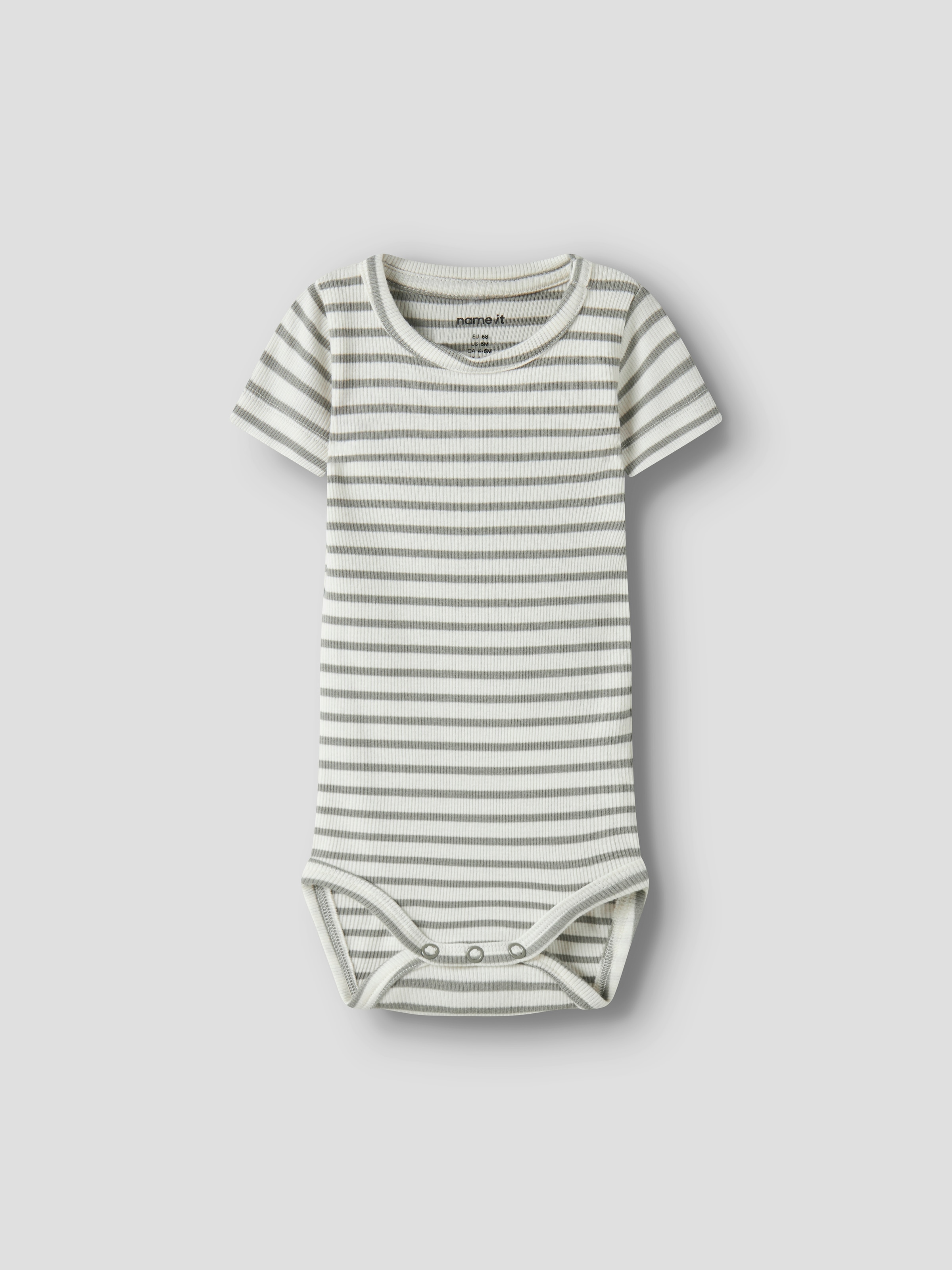 Name It Kurzarmbody »NBNBANI SS BODY NOOS« Baumwollmischung, Jersey Rippqualität