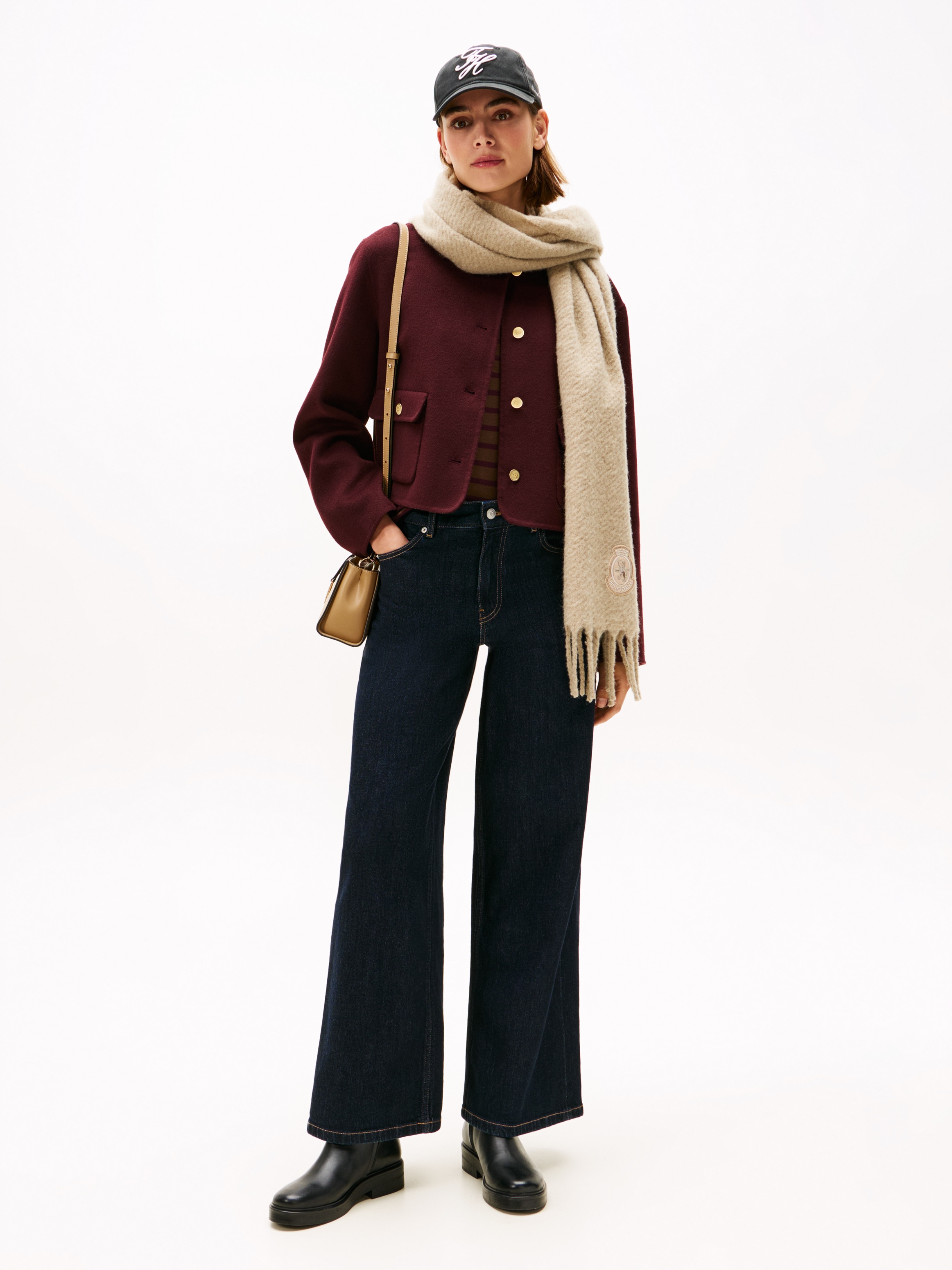 Tommy Hilfiger High-waist-Jeans »DNM RINSE 70's WIDE LEG HW«