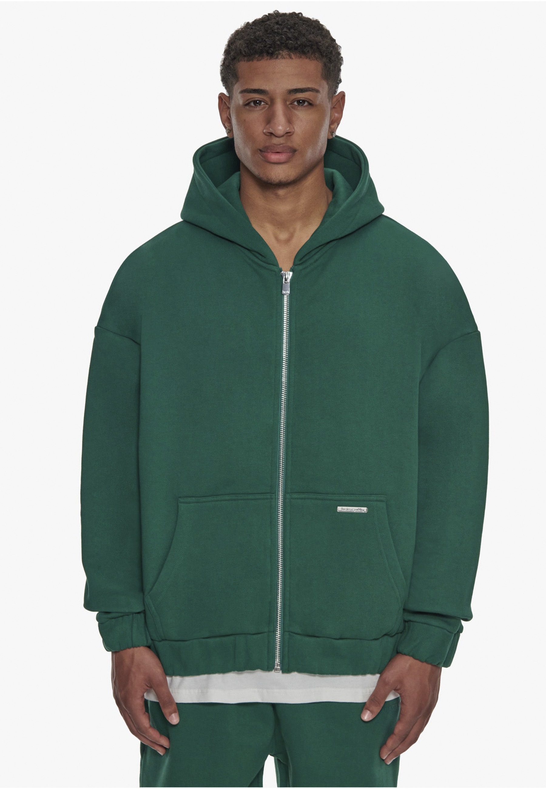 Dropsize Sweatjacke »Dropsize Herren Super Heavy Blank Zip-Hoodie«