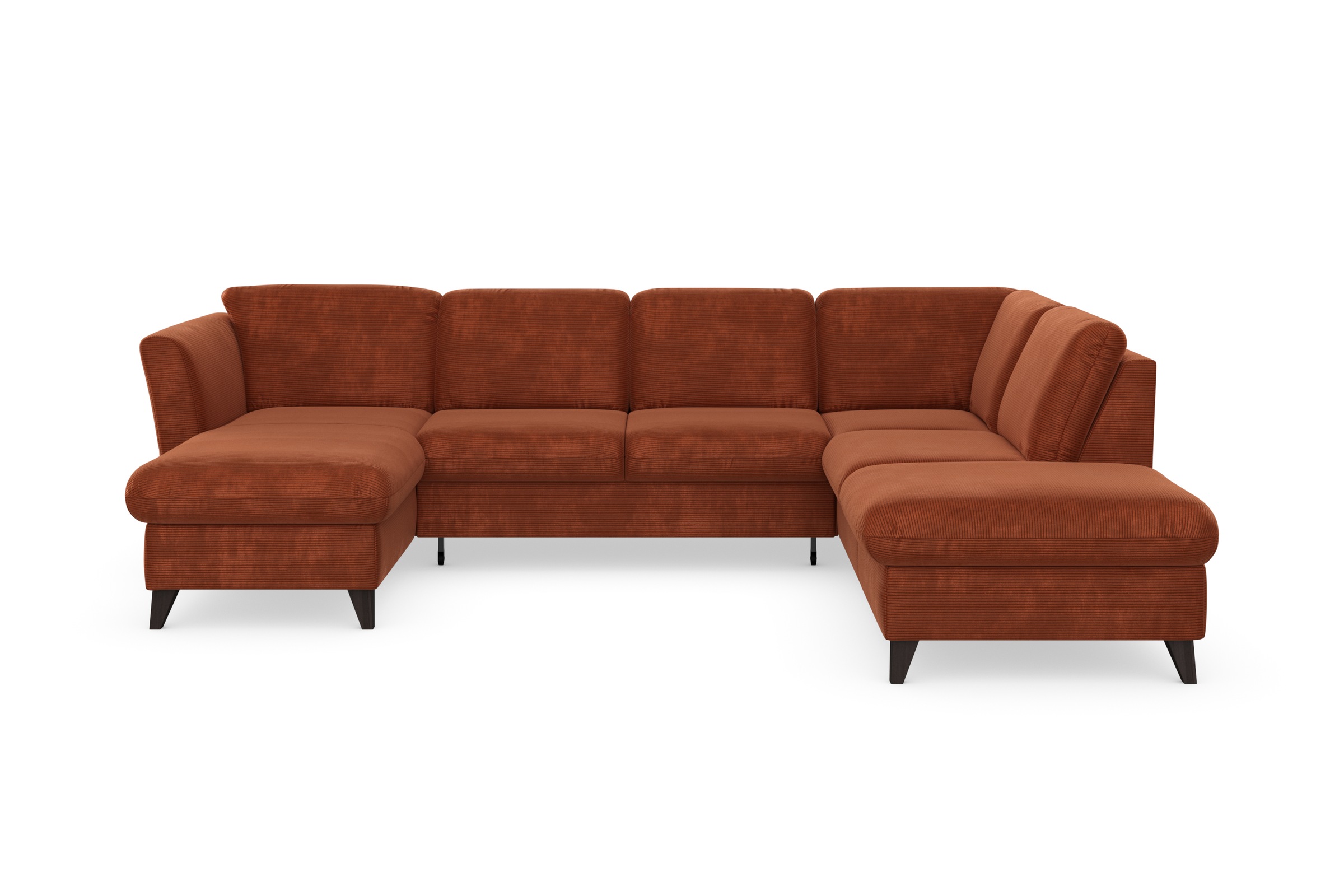 Home affaire Wohnlandschaft "Trelleborg U-Form" wahlweise mit Bettfunktion günstig online kaufen